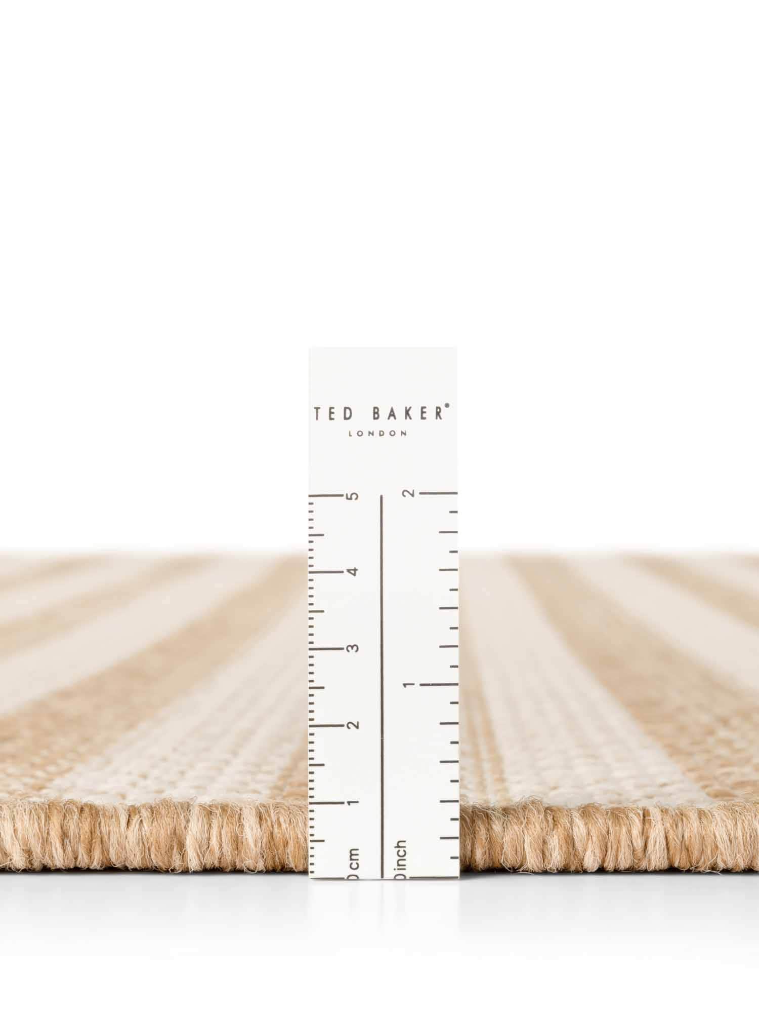 Ted Baker Teppich »Woodfield« oval 8 mm Höhe Designteppich, Wetterfest, Pflegeleicht, Modern, Wohnzimmer, Terrasse