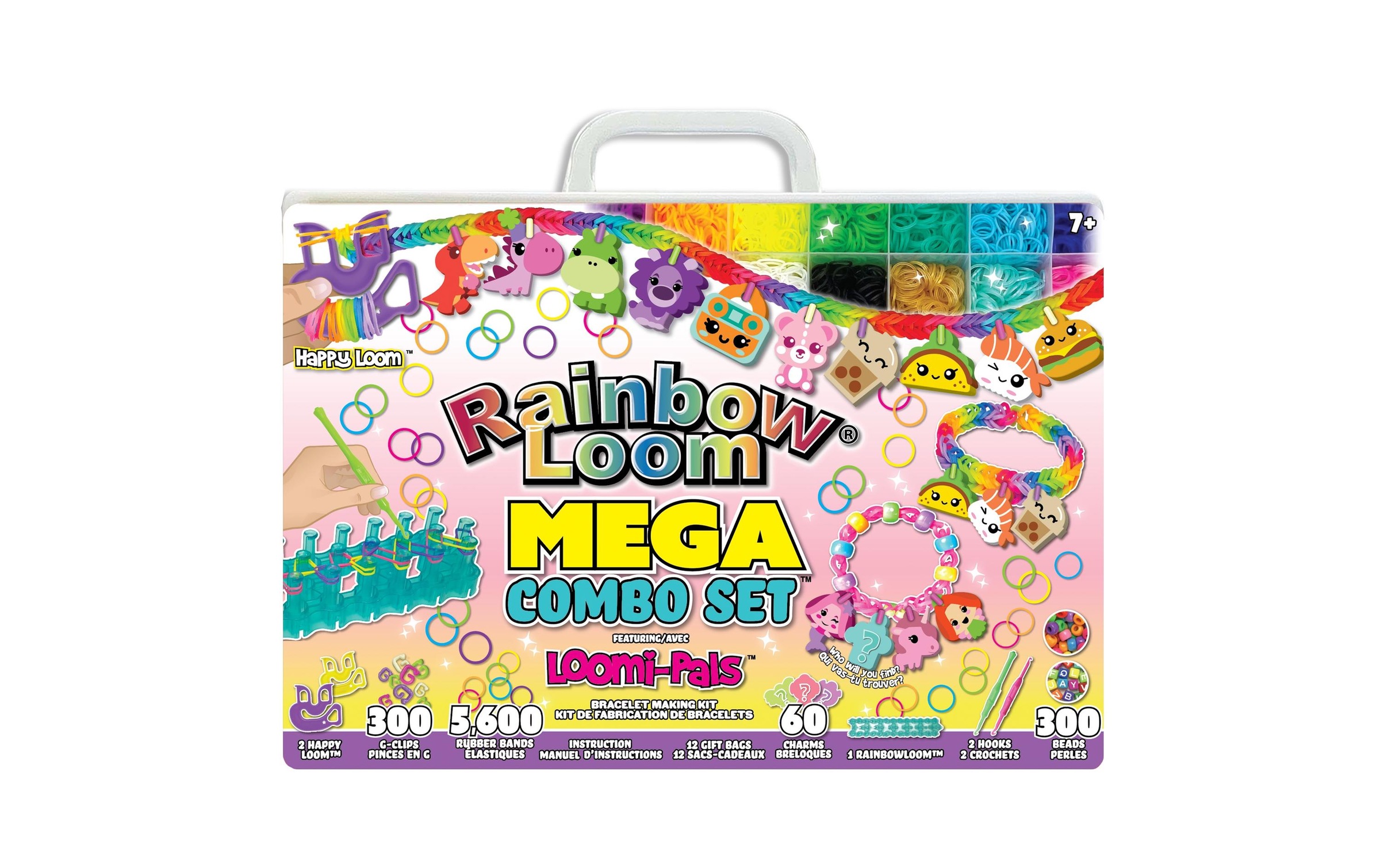 Bandai Kreativset »Rainbow Loom Mega Combo Set – Loomi-Pals«