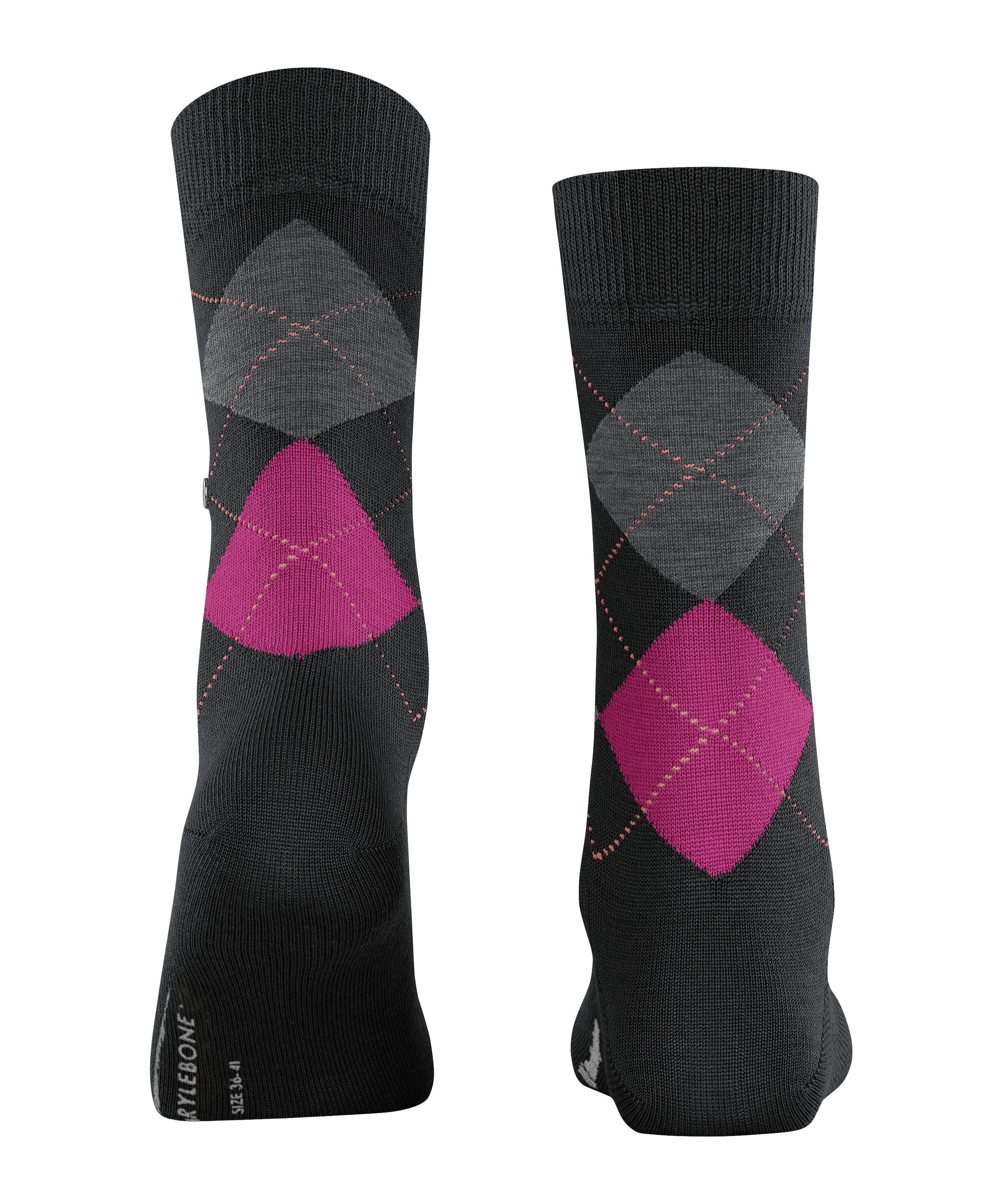 Burlington Chaussettes »Marylebone« taille unique 36-41, mélange laine chaud, motif argyle