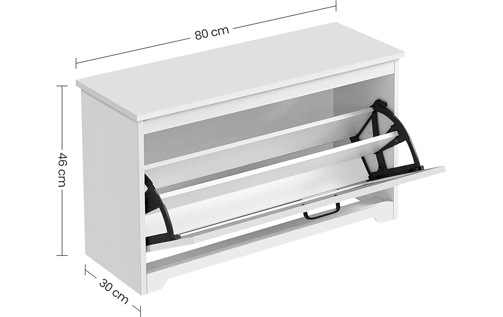 VASAGLE Armoire à chaussures »80 x 30 x 46 cm«