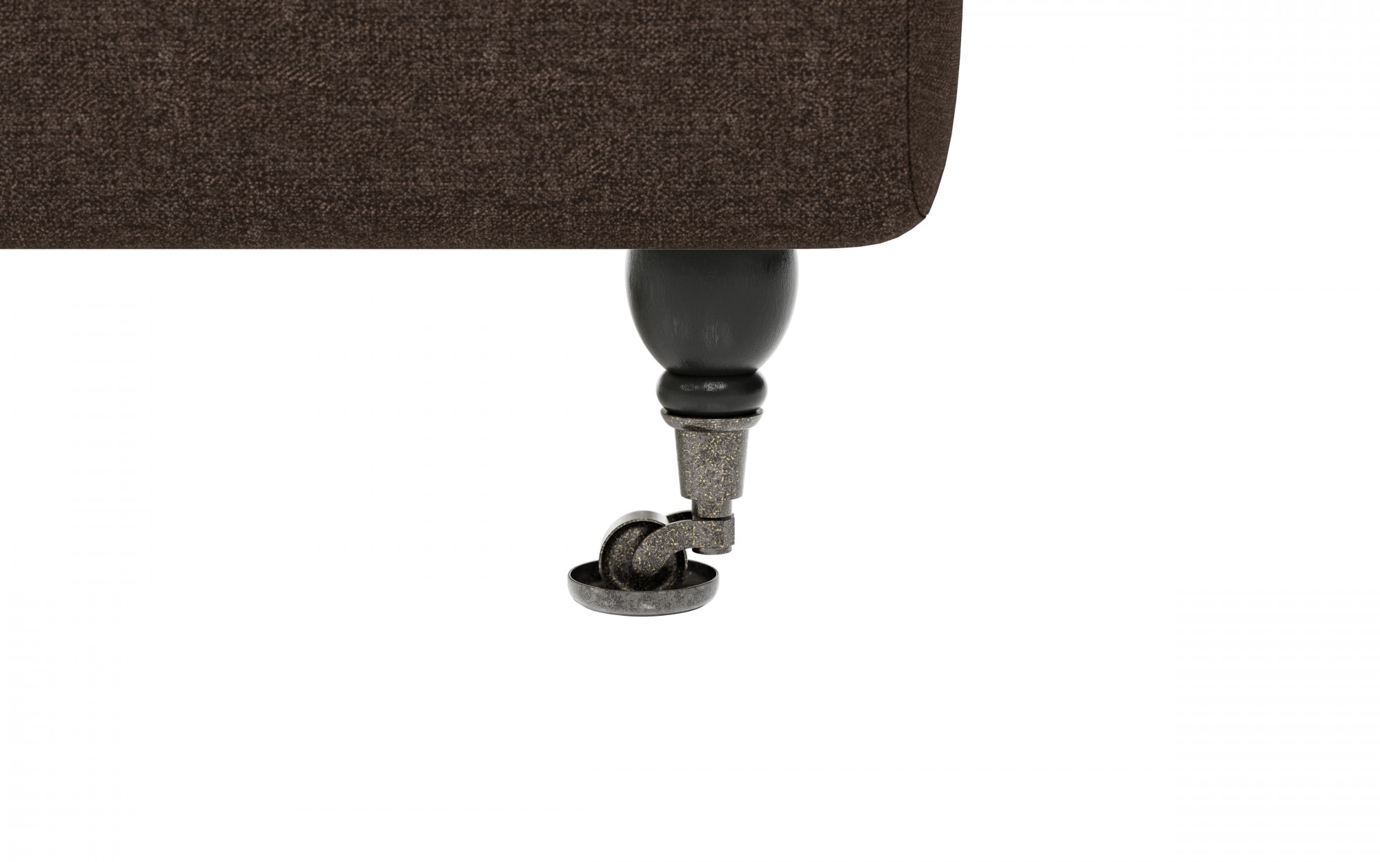 Guido Maria Kretschmer Home&Living Ecksofa »NORIN L-Form«, zwei Fussarten: vorne - Rollen, hinten - Holzfüsse