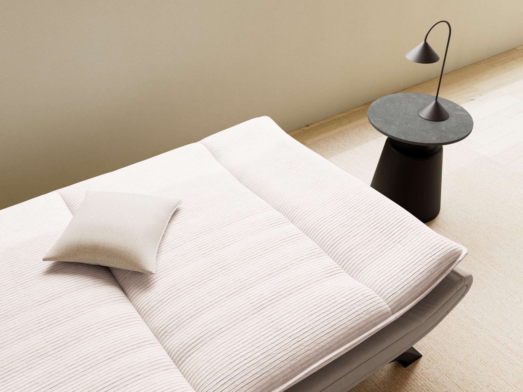 ACTONA GROUP Canapé-lit »Faith, ausziehbar zum Schalfen« canapé-lit, beige, 196x98x91cm