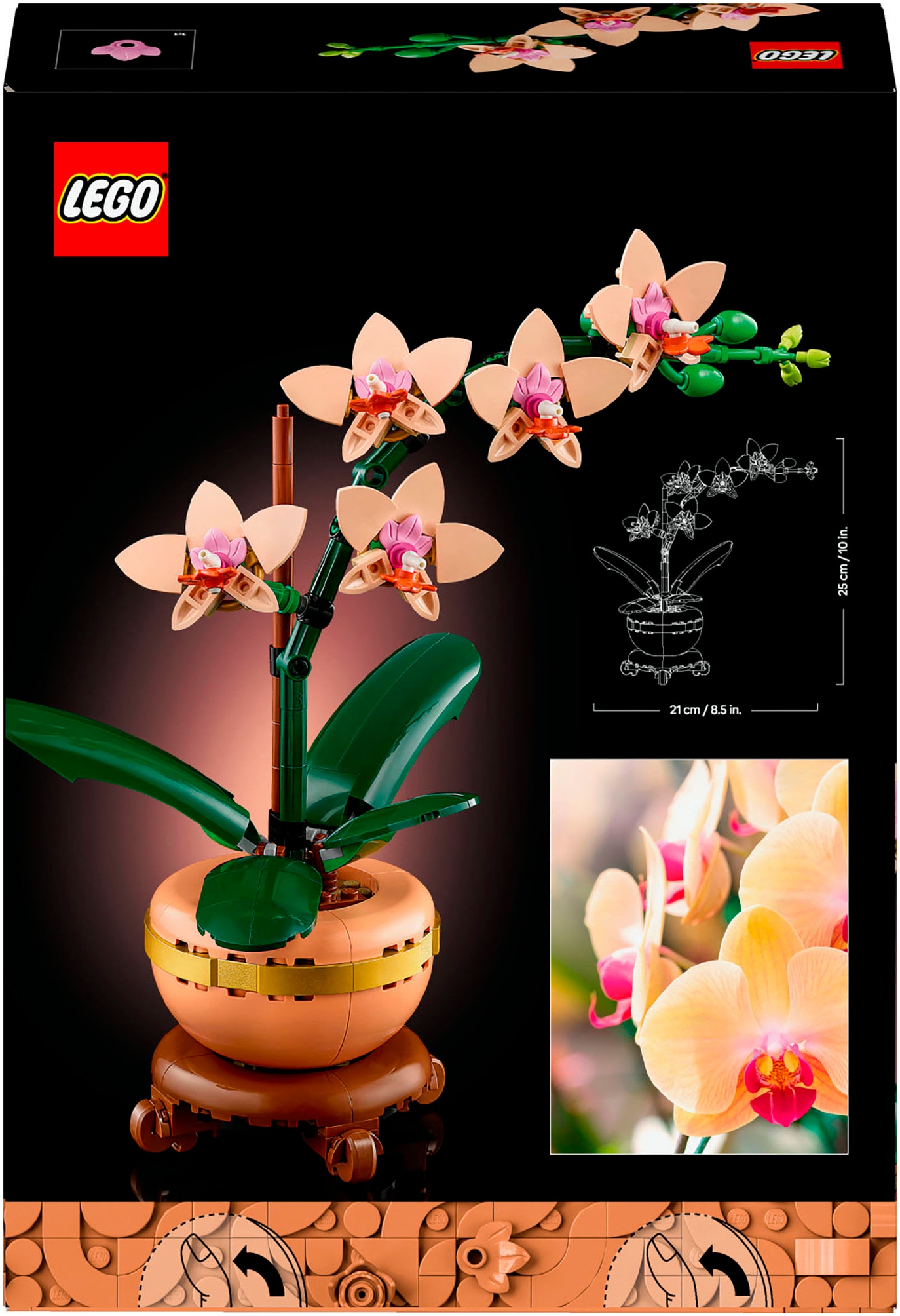 LEGO® Pions de construction »Mini-Orchidee (10343), LEGO Botanicals« Made in Europe