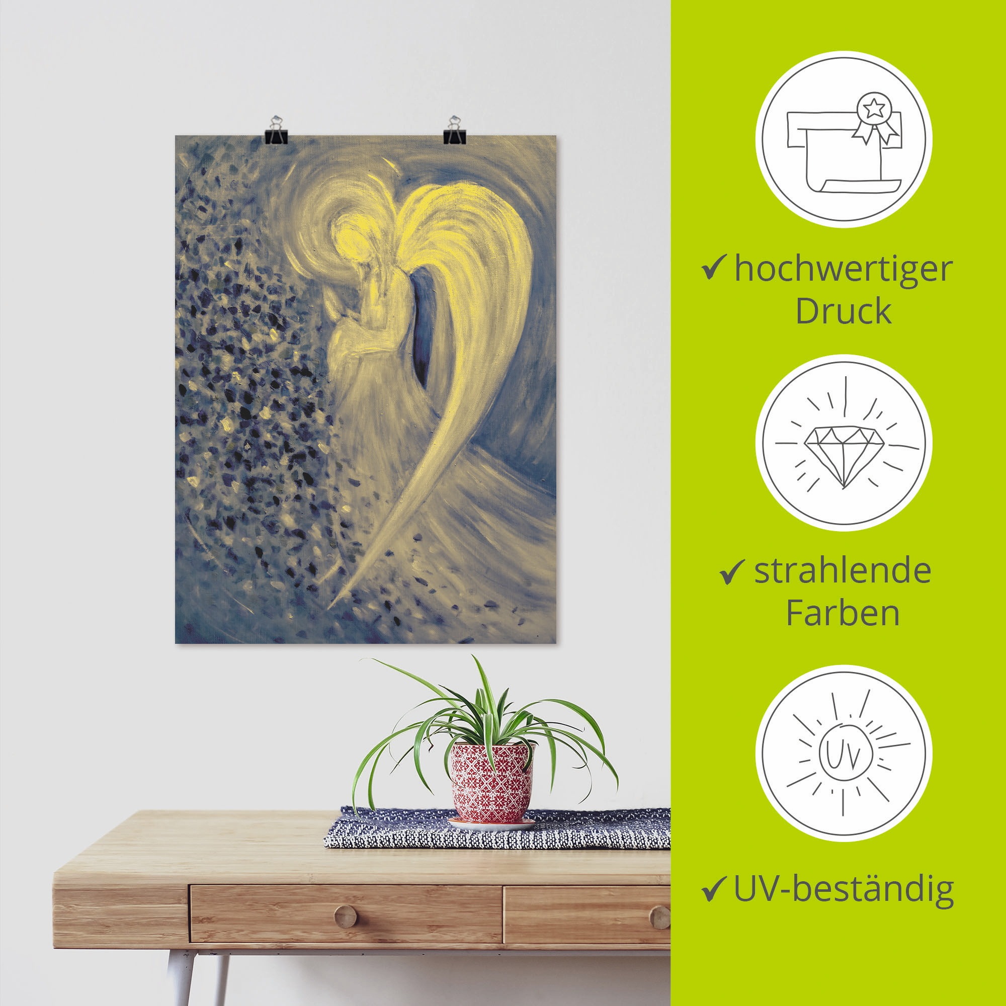 Artland Wandbild »Engel der Nacht« Religion 1 Stk. tlg. als Leinwandbild, Poster, Wandaufkleber in verschied. Grössen