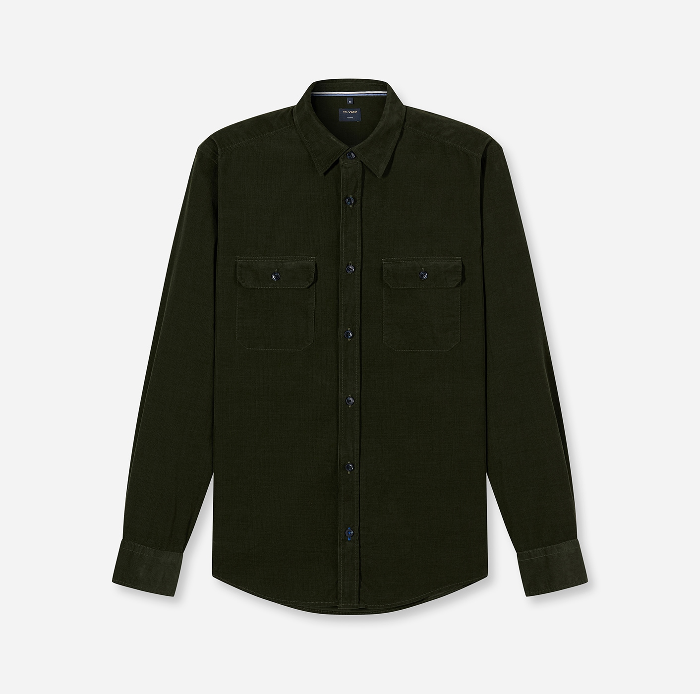 OLYMP Chemise à manches longues Feincord, Businesshemd, Kentkragen, regular fit