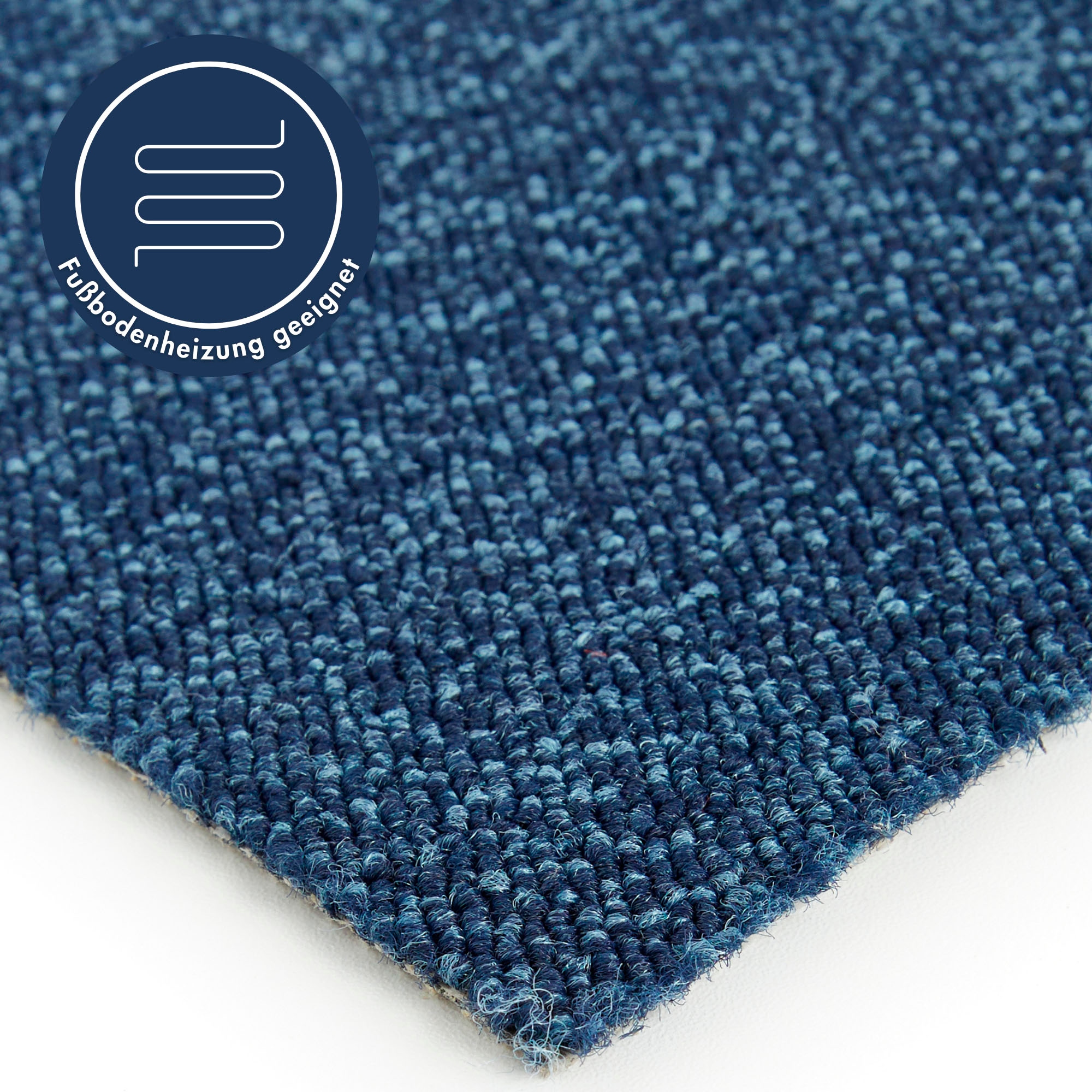 Andiamo Teppichboden »Matz, Schlinge, Made in Belgium«, rechteckig, 6 mm Höhe, meliert, Breite 400 cm oder 500 cm, strapazierfähig & pflegeleicht