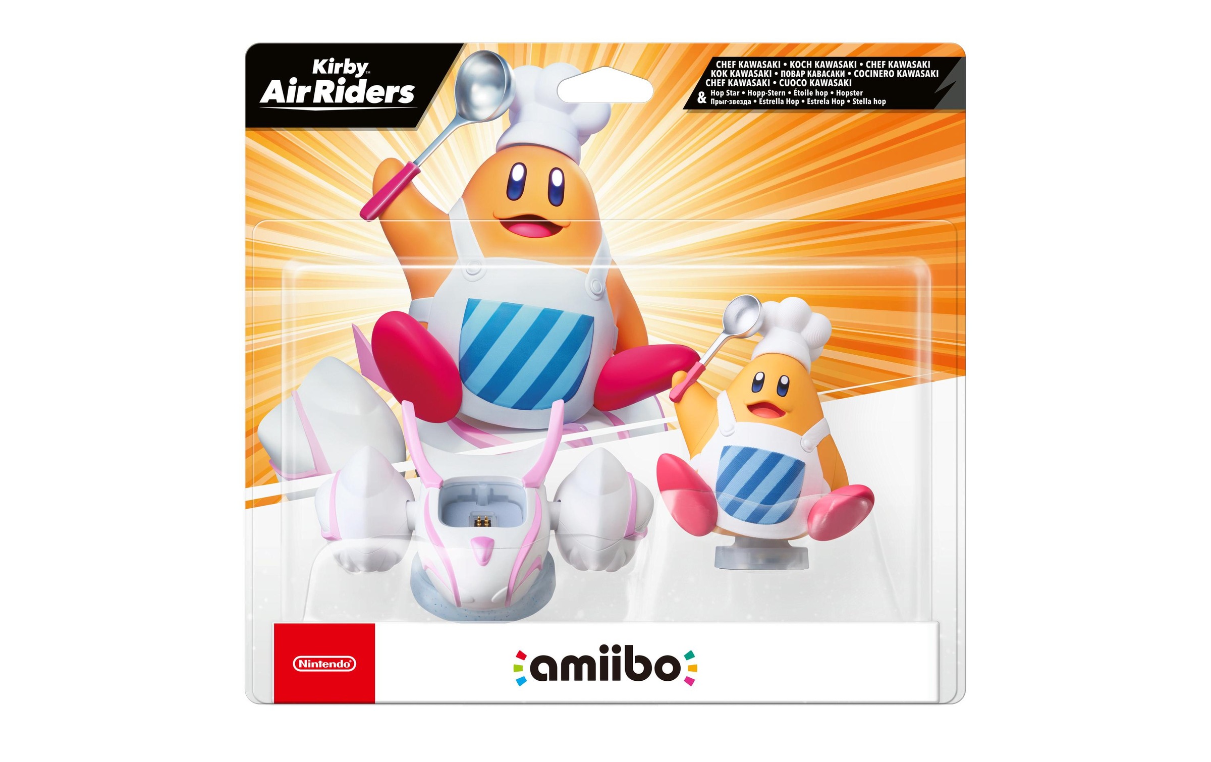Image of Nintendo Spielfigur "Kirby Air Riders: Chef Kawasaki & Hop Star Figur"