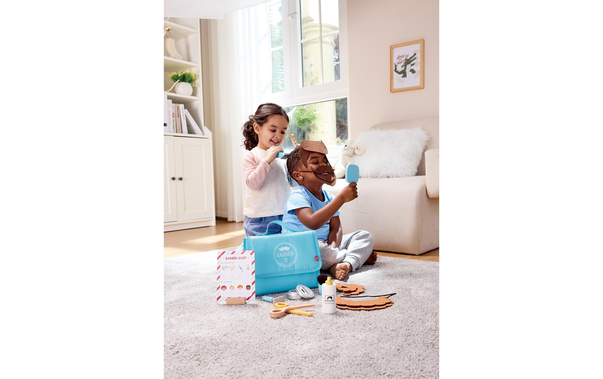 Hape Spielzeug-Frisierkoffer