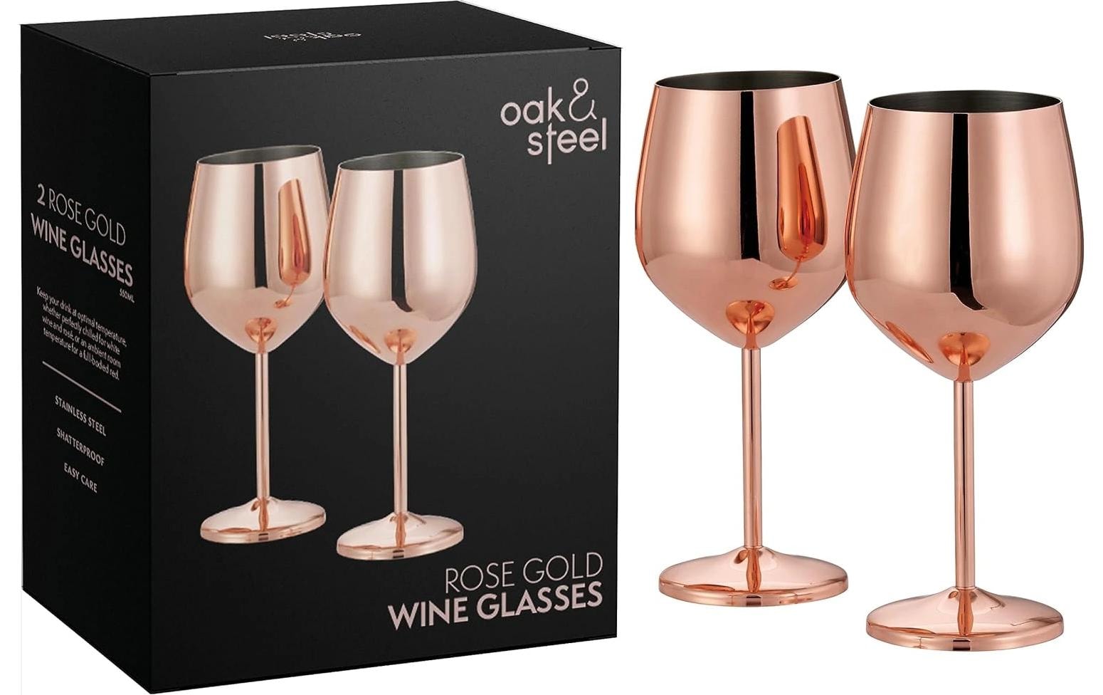   Verre à vin »Oak & Steel 500 ml, 2 Stück«