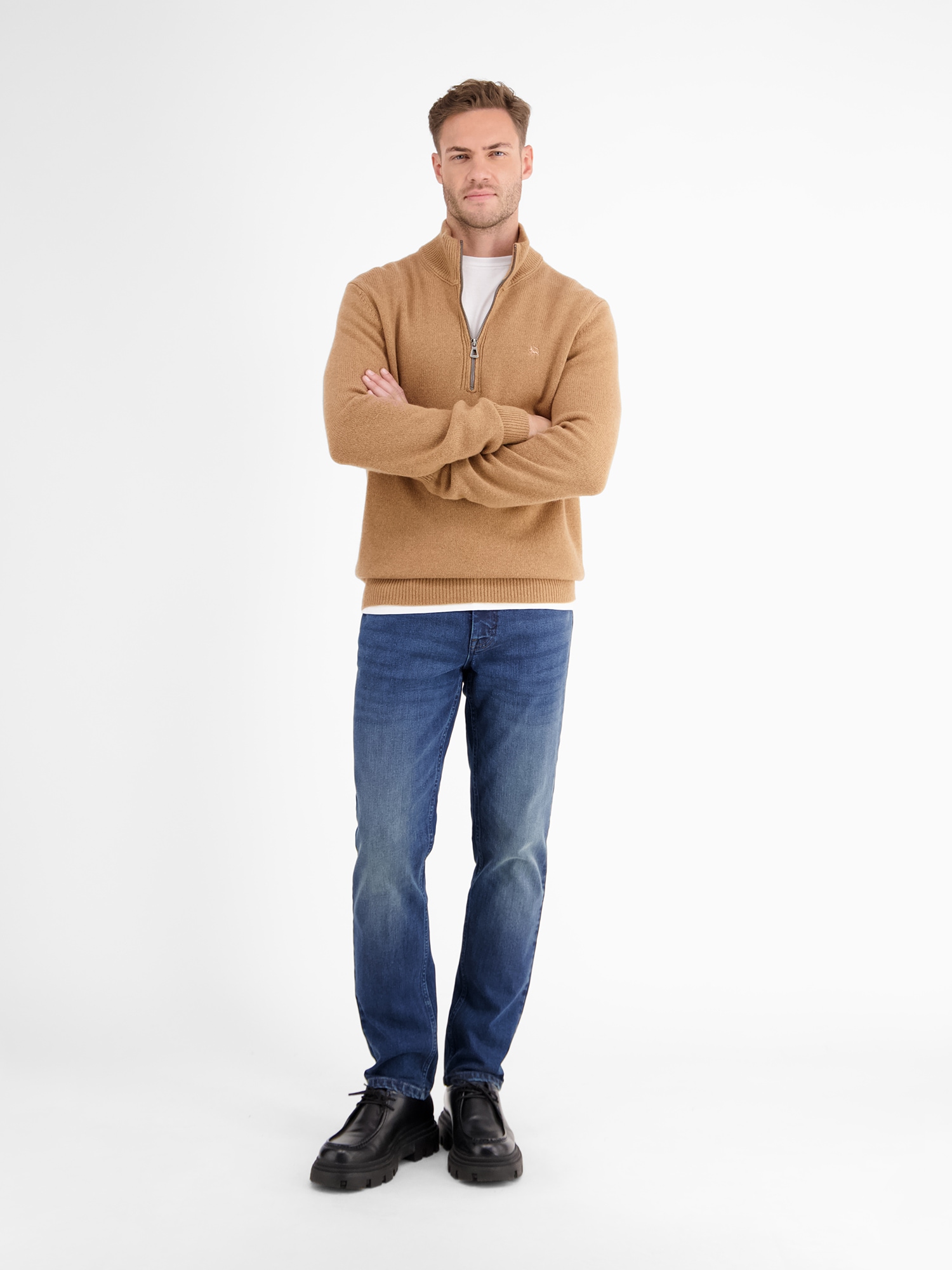 LERROS Jeans Relax-fit »LERROS BAXTER 5-Pocket-Denim, RELAXED FIT, unifarben«
