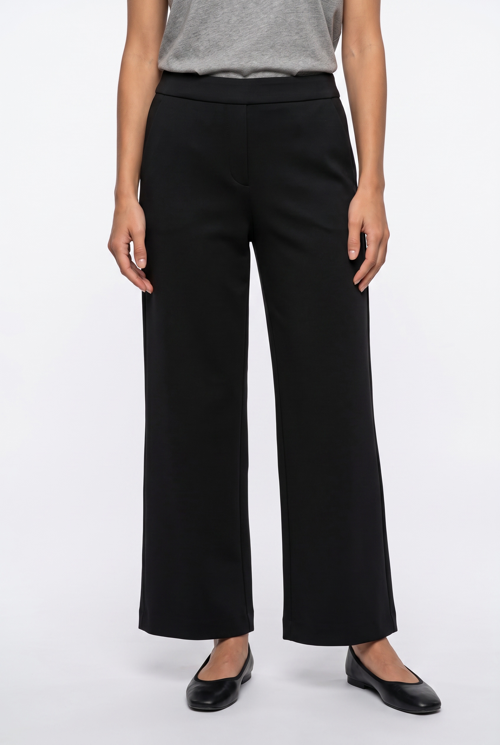 Image of Comma Schlupfhose "Scuba" mit Gummizug mit Stretch