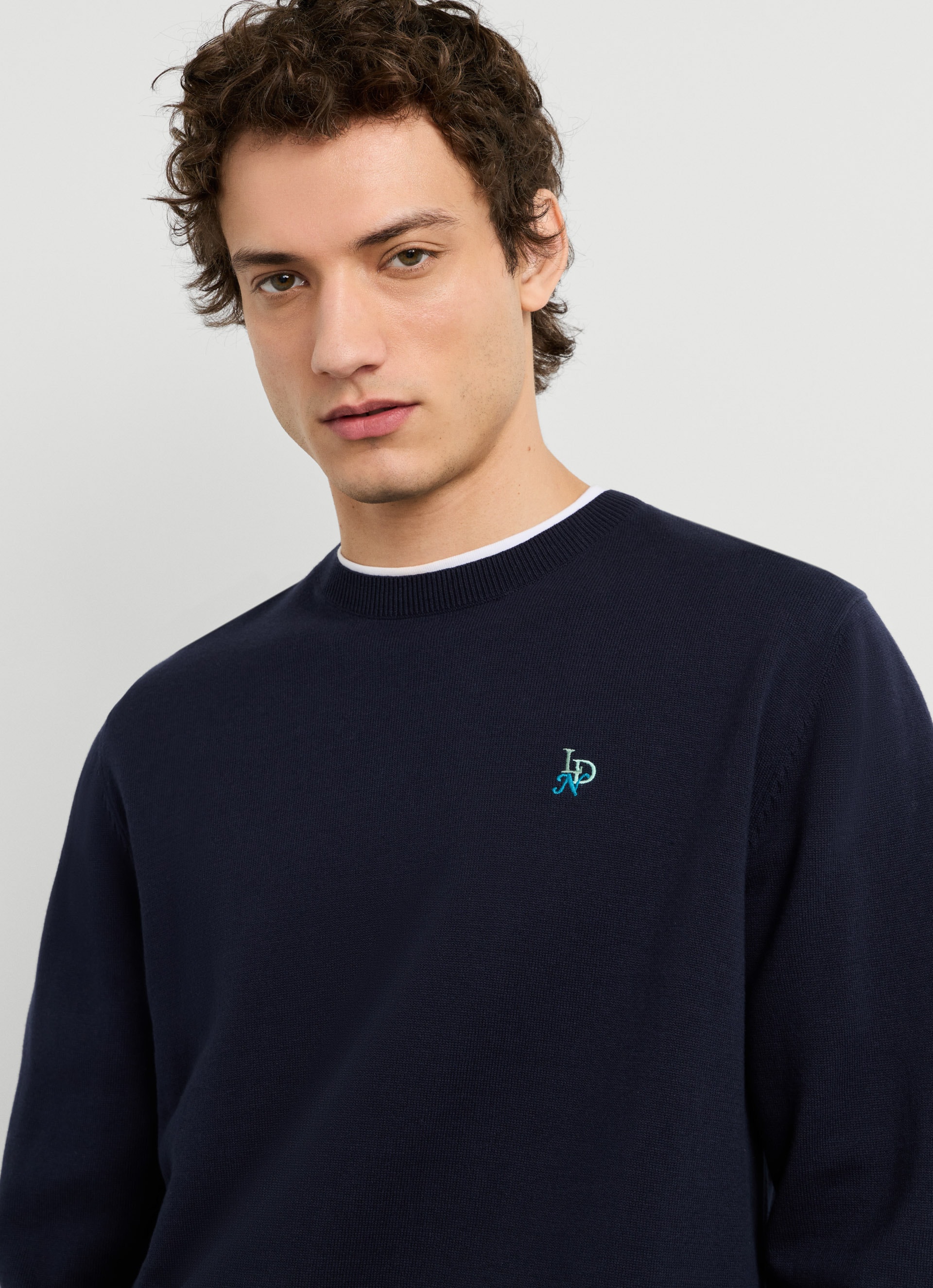 Pepe Jeans Rundhalspullover »DANIELS« mit gestickten Details, Baumwolle