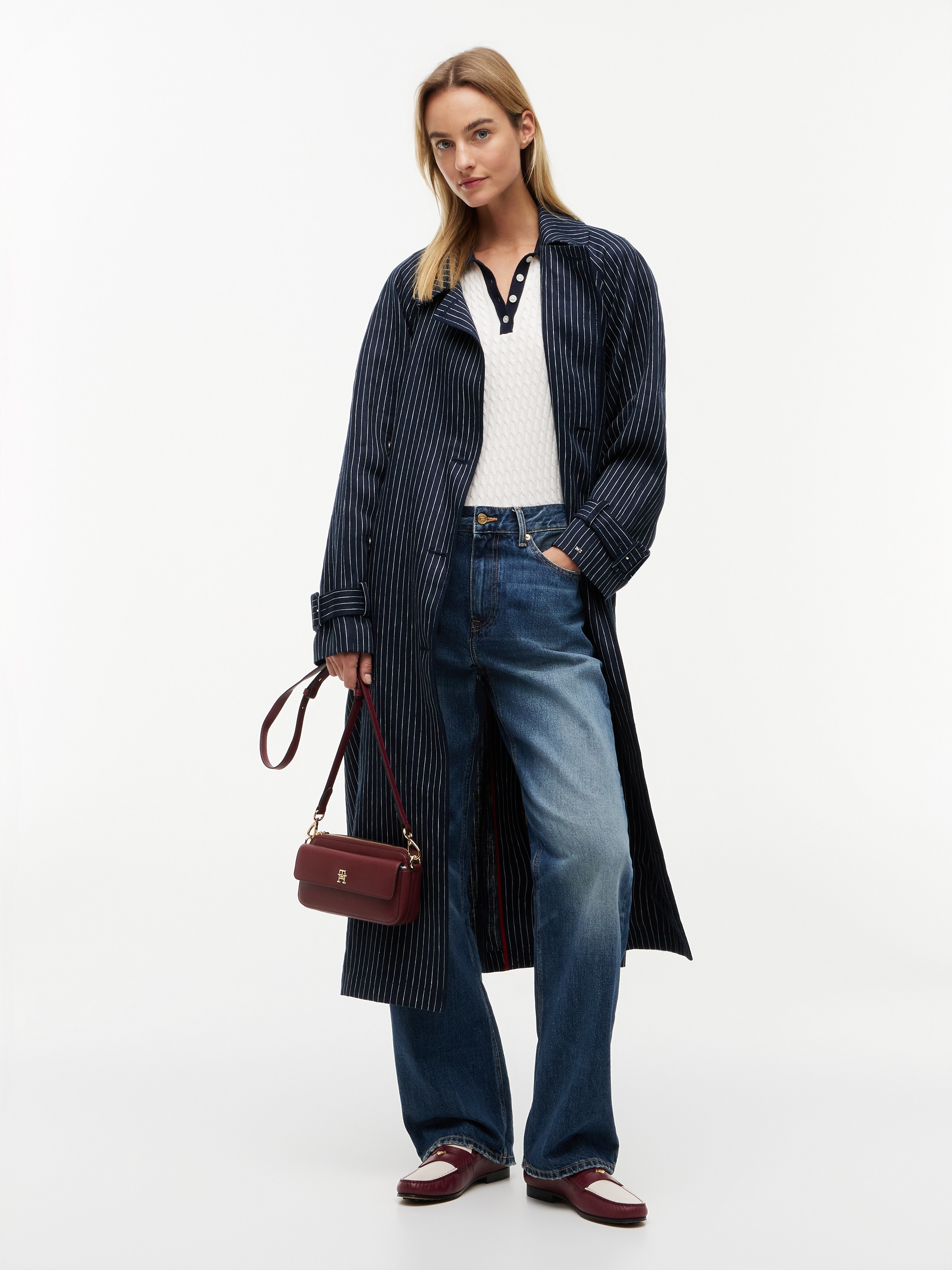 Tommy Hilfiger Umhängetasche »TH ICON CAMERA BAG« Damen Clutch, Schultertasche mit goldfarbenem TH-Logo