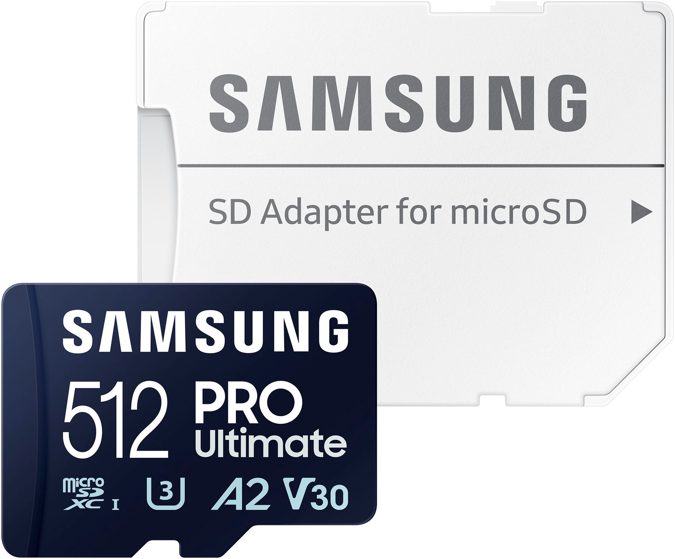 Samsung Speicherkarte »Pro Ultimate« (512 GB Video Speed Class 30 (V30)/UHS Speed Class 3 (U3) 200 MB/s Lesegeschwindigkeit)