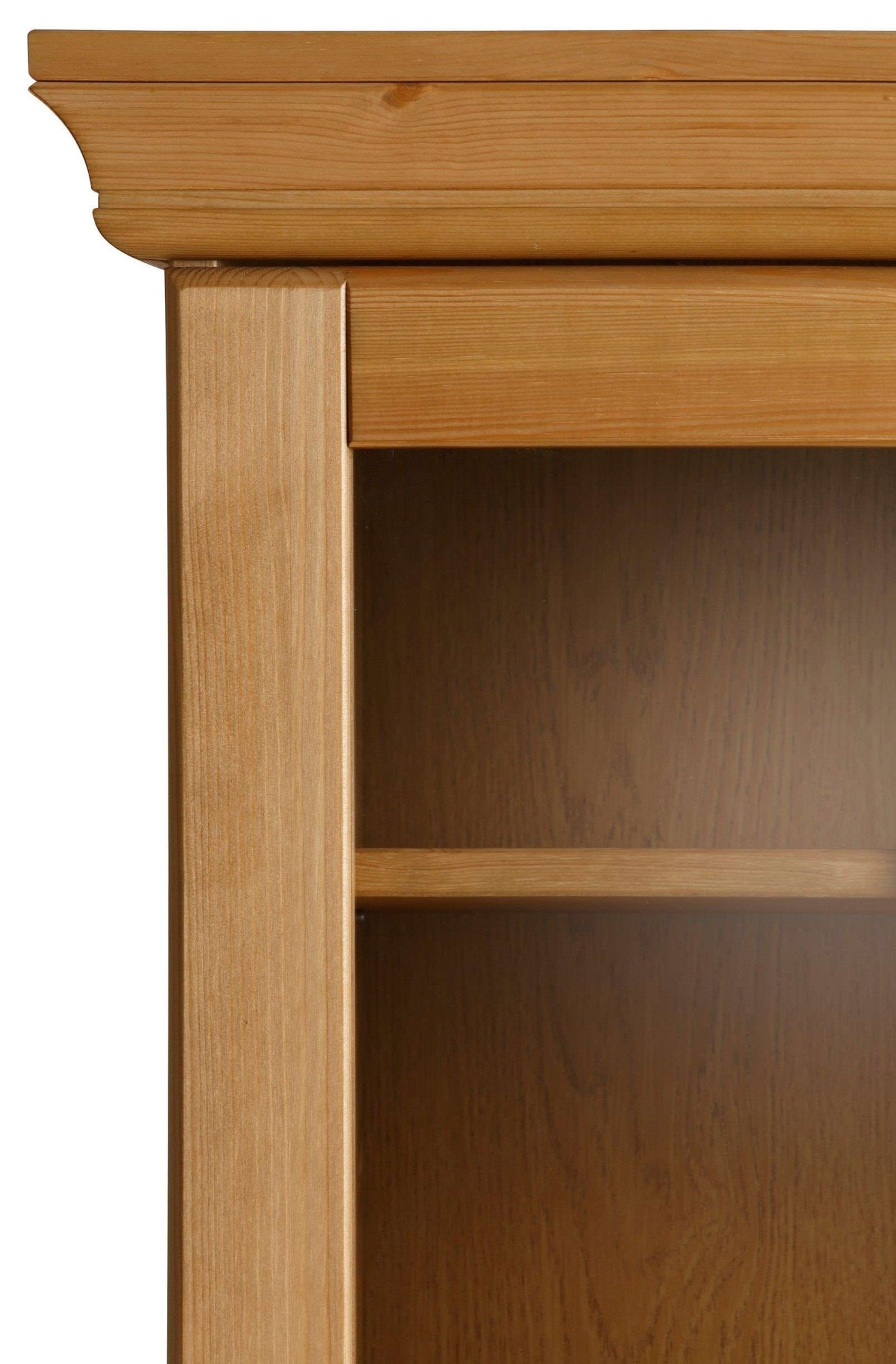 Home affaire Sekretär »Rosi im Landhausstil« Schreibtisch aus Massivholz, mit Vitrine, in 2 Breiten