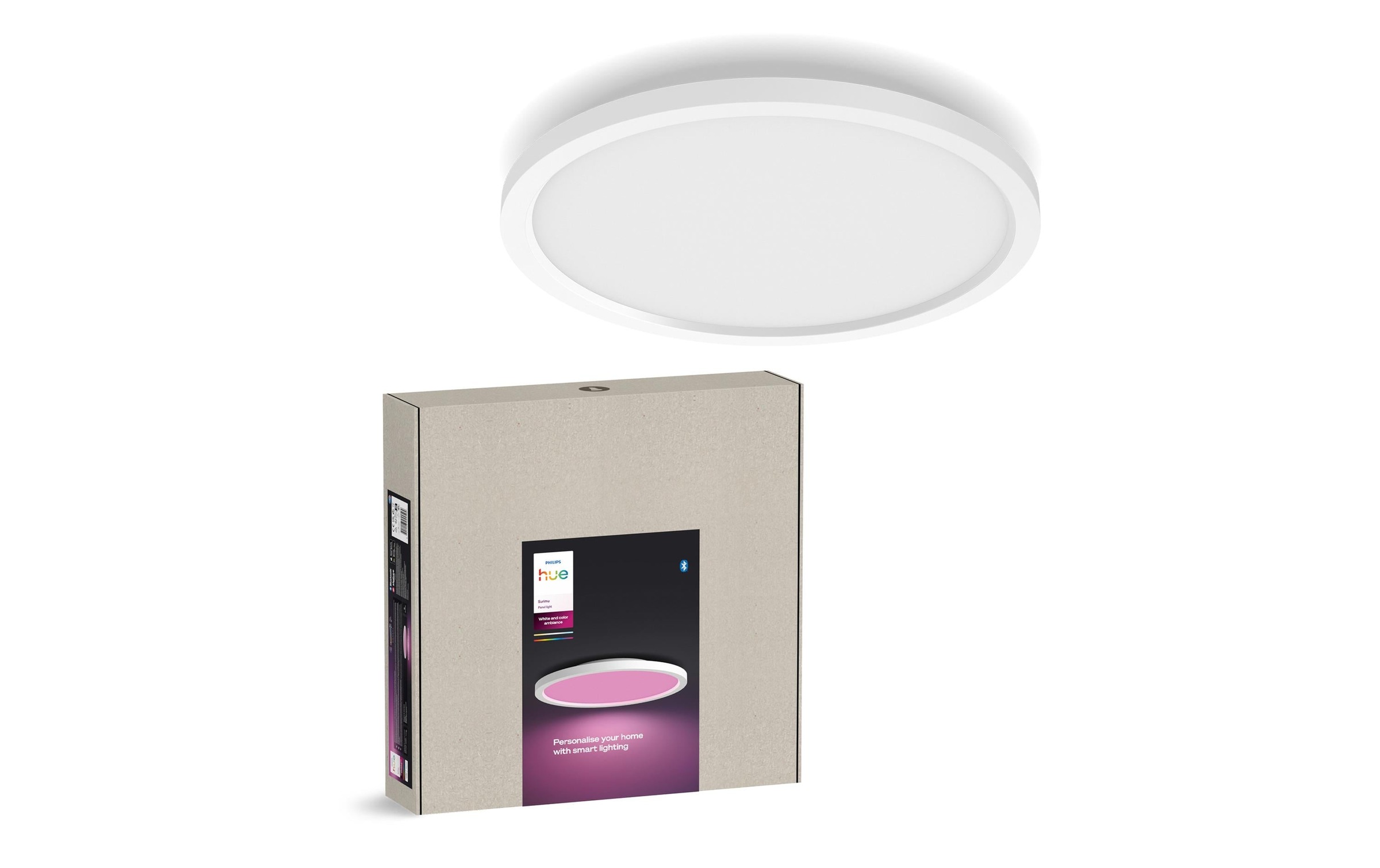 Image of Philips Hue Deckenleuchten "Surimu Panelleuchte White & Color Ambiance rund" LED-Modul RGB warmweiss - kaltweiss