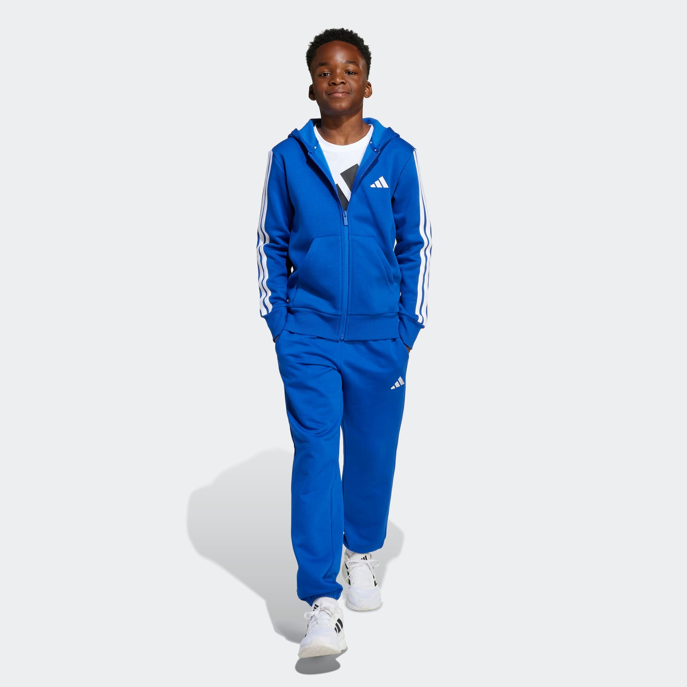 adidas Sportswear Kapuzensweatshirt »J 3S FL FZ HD«