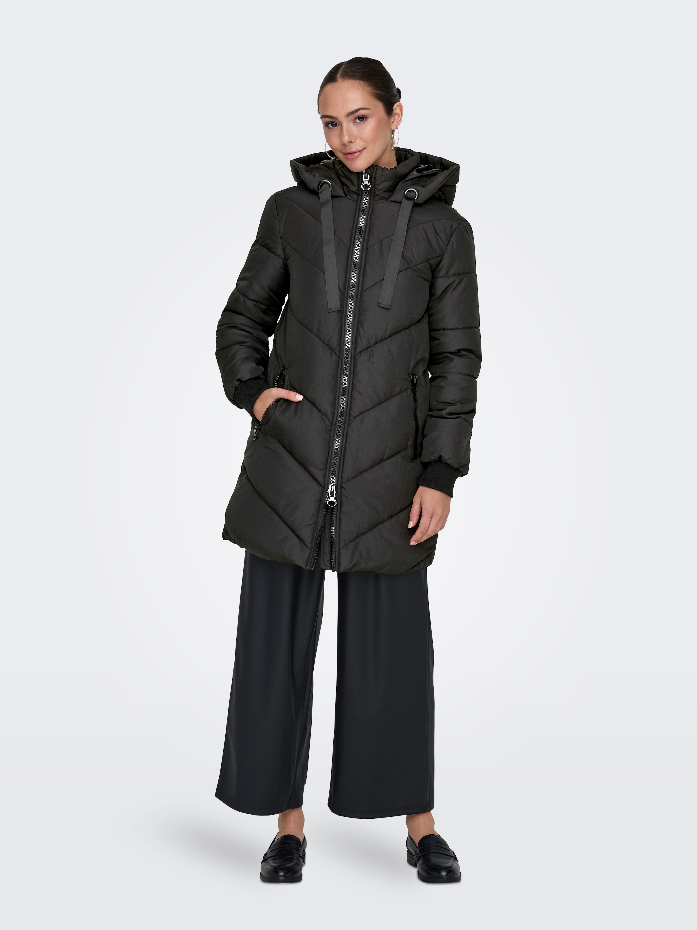 JDY Steppmantel »JDYSKYLAR LIFE HOOD JACKET OTW NOOS«