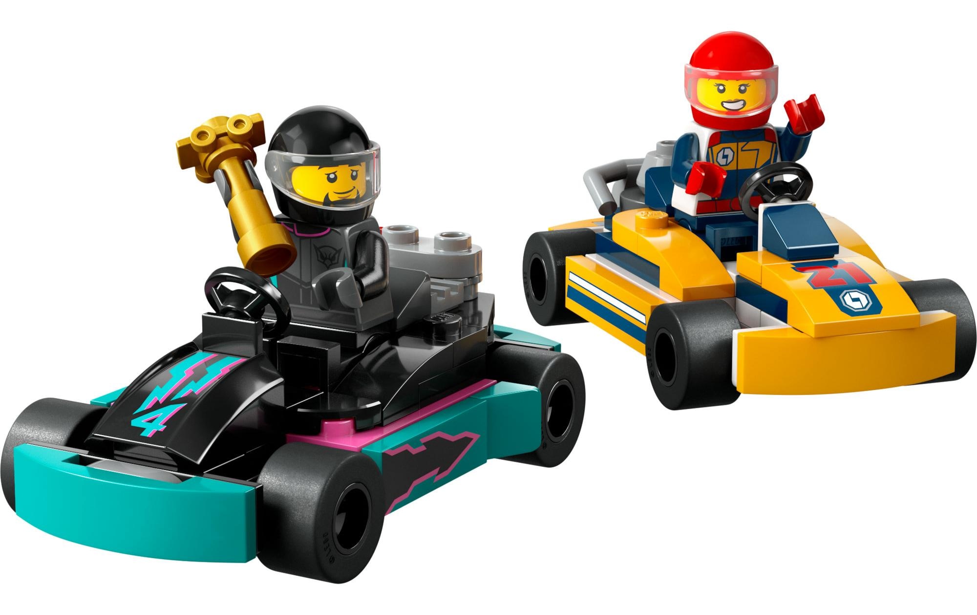 LEGO® Spielbausteine »Go-Karts mit Rennfahrern 60400«, (99 St.)