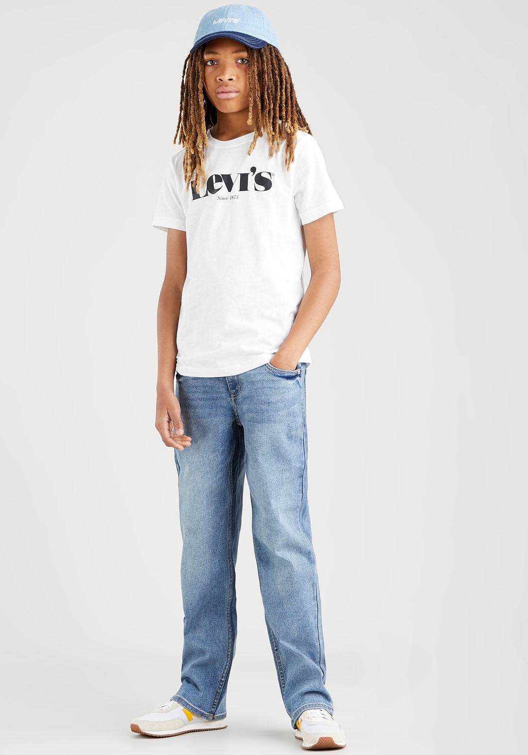 Stretch-Jeans »LVB STAY LOOSE TAPER JEANS«, for BOYS