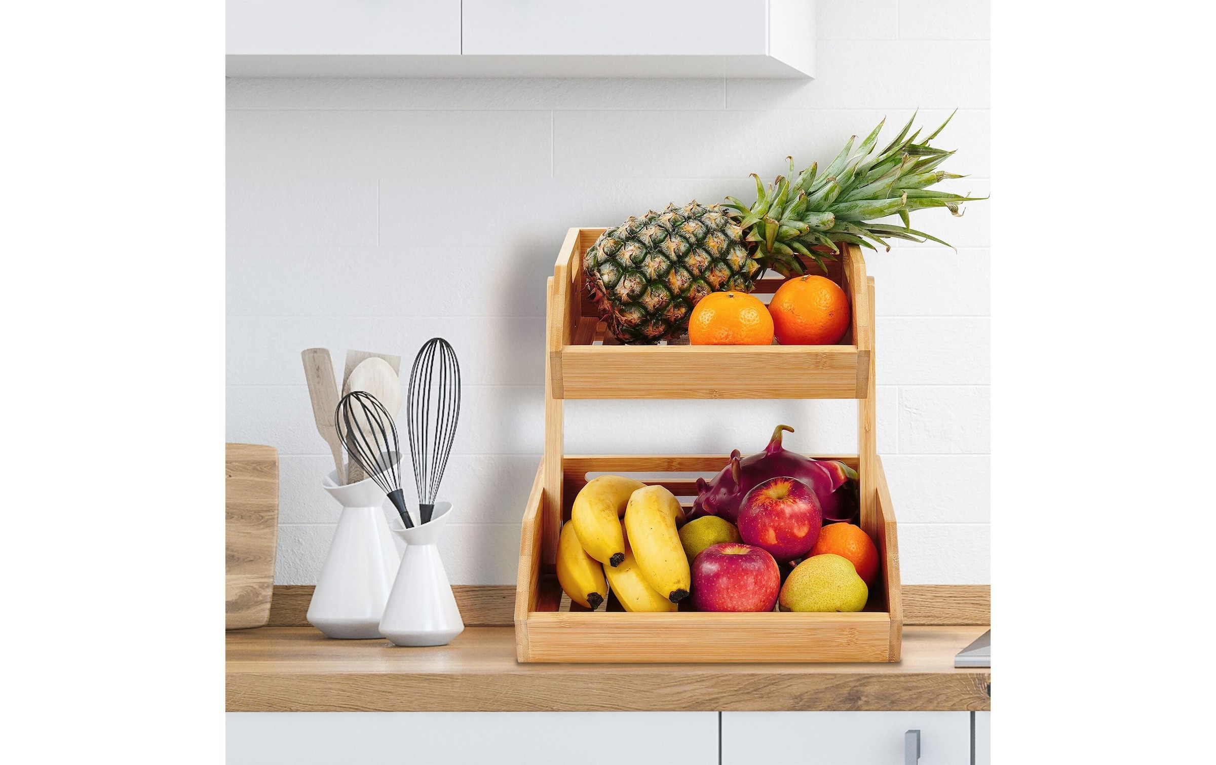 Image of relaxdays Etagere "für Obst 2er"