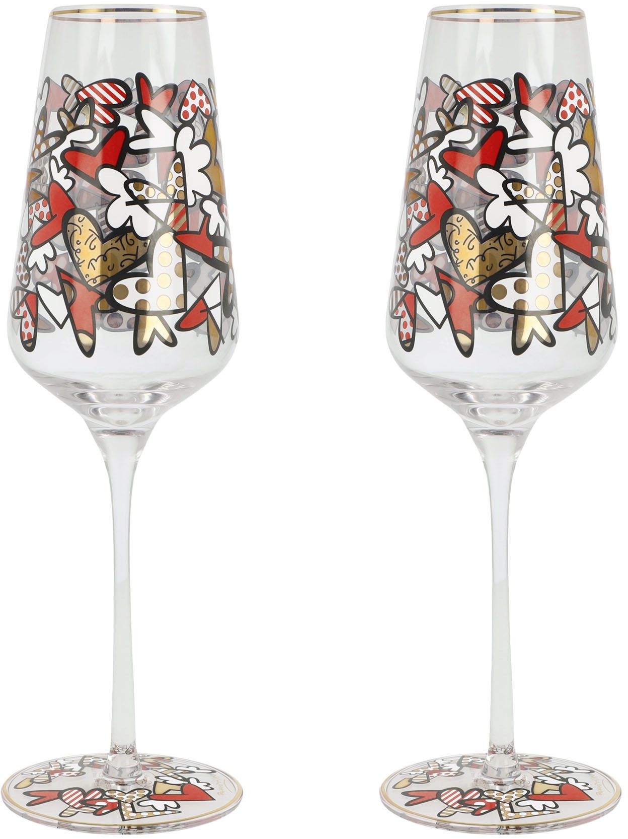Goebel Sektglas "Sektglas Britto- All We Need Is Love"