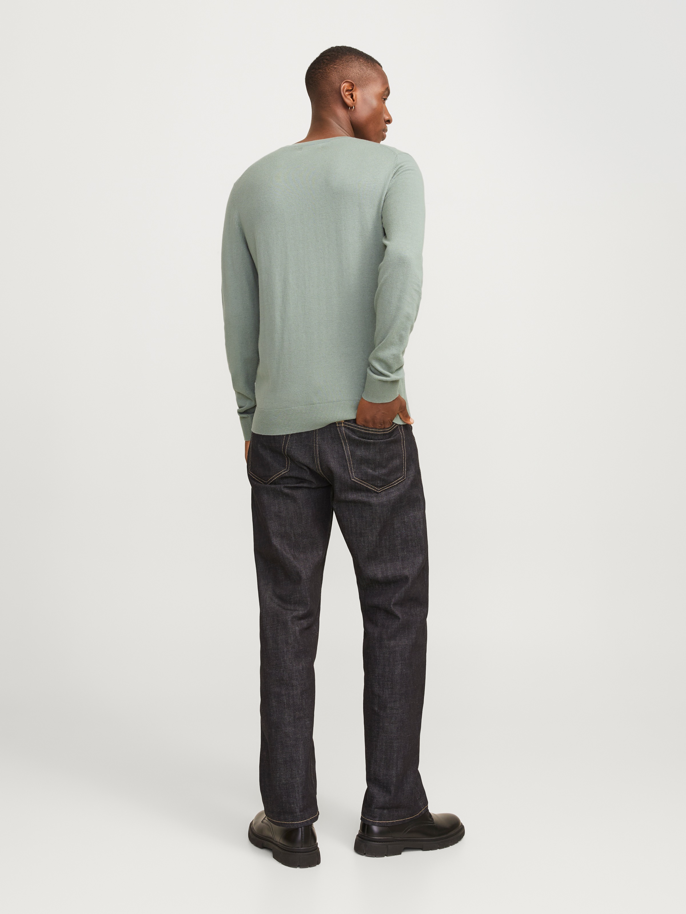 Jack & Jones Strickpullover »JJEEMIL KNIT CREW NECK NOOS«, mit Rundhalsausschnitt
