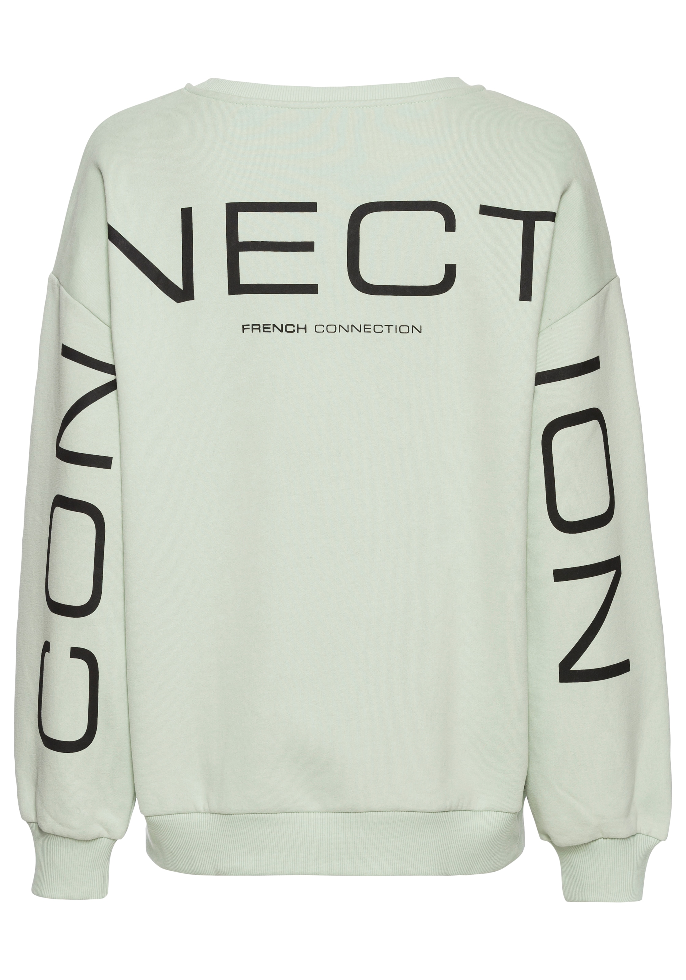 French Connection Sweatshirt, mit grossem Logodruck auf dem Rücken