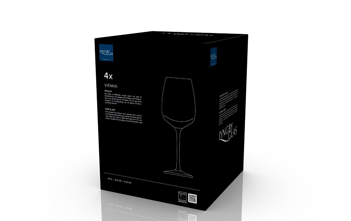 Weinglas »Lyngby Vienna 4 Stück, 53 cl«