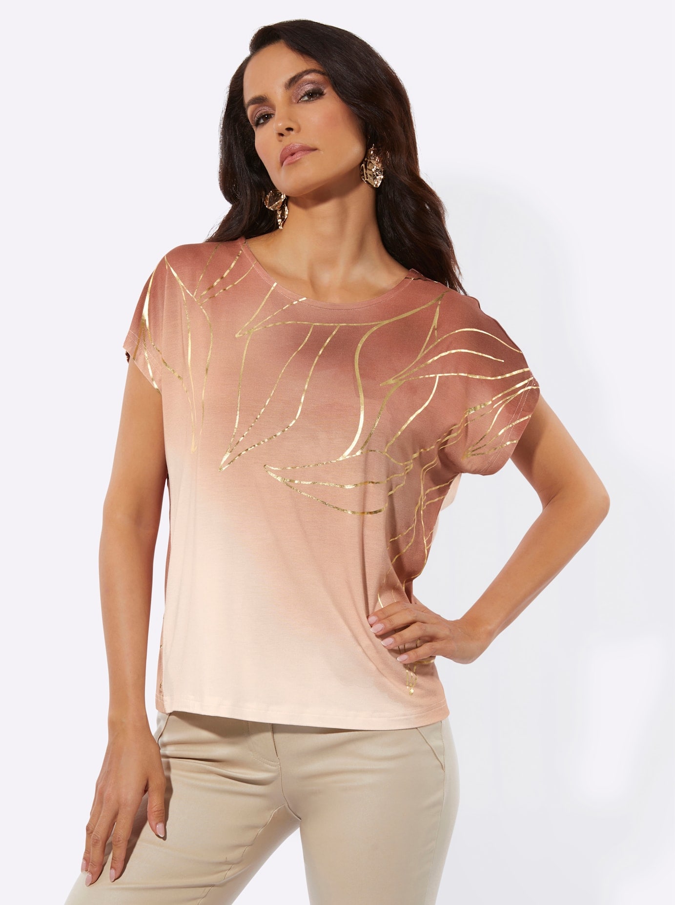 creation L T-shirt imprimé »Druck-Shirt« 1 pièces