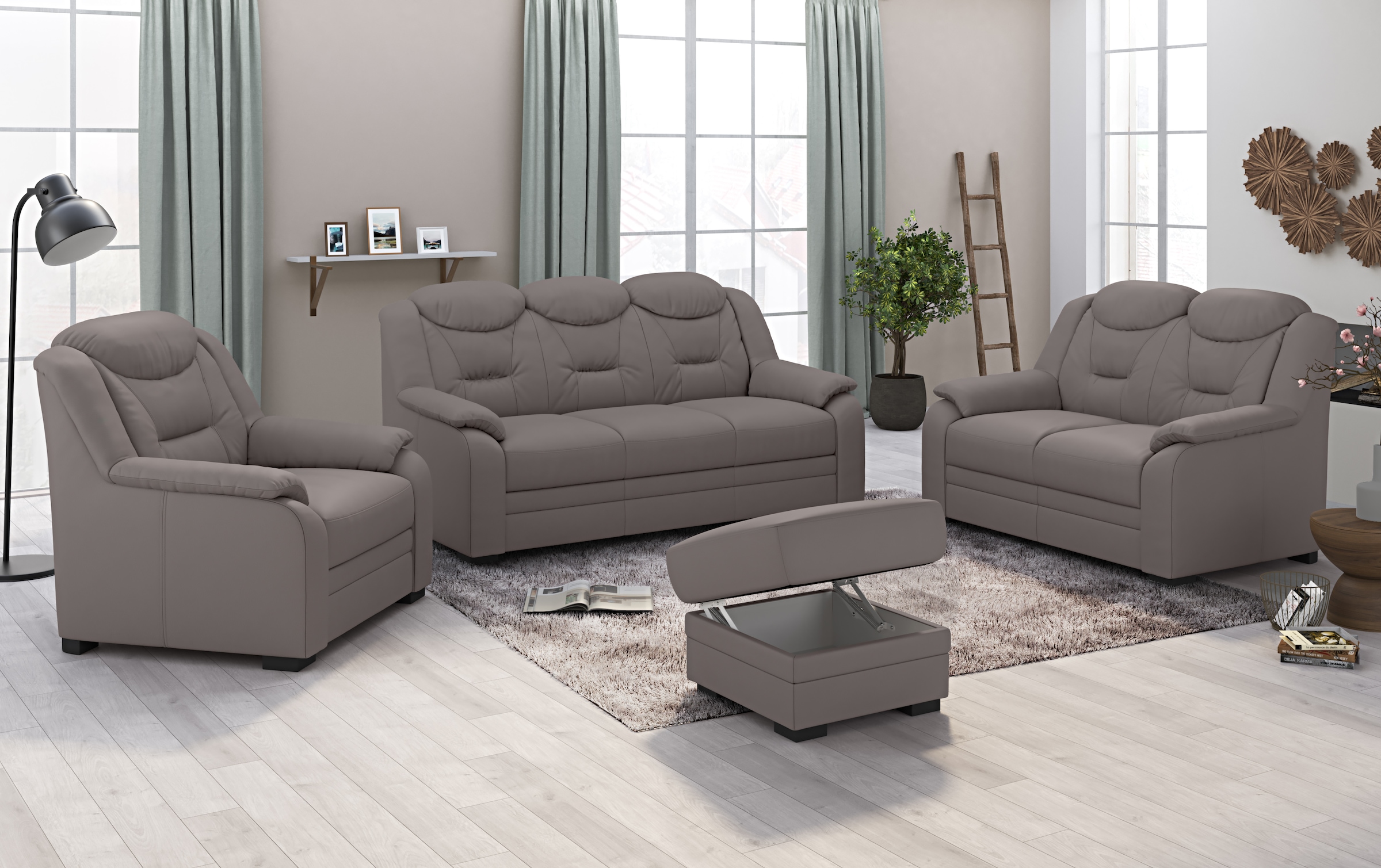 COTTA 3-Sitzer »Marcus«, Sofa mit hoher Rückenlehne