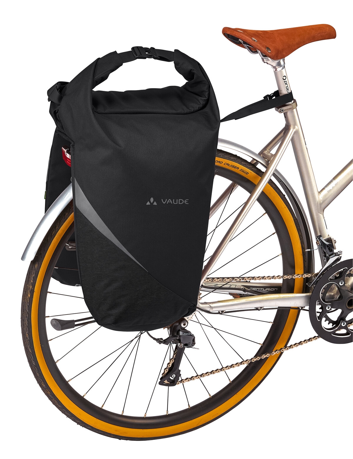 VAUDE Fahrradtasche »Road Master Urban (Double)« Doppel-Packtasche, aus Polyester, mit grossem Packmass
