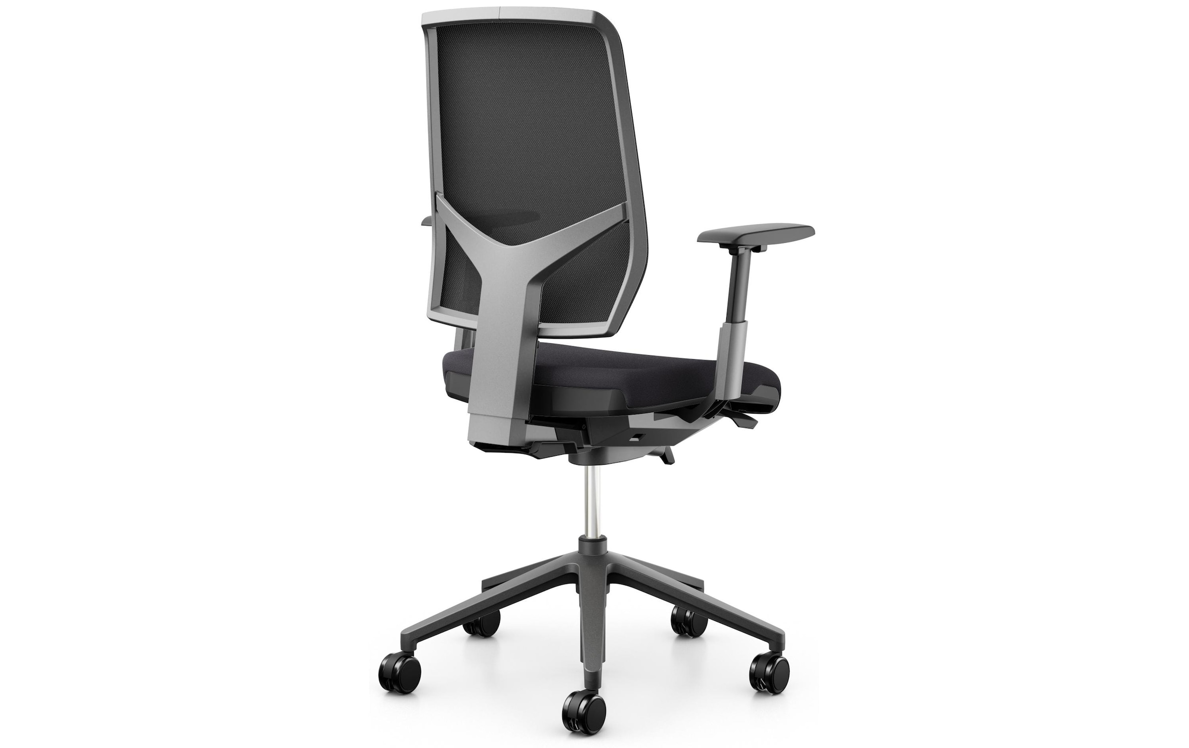 Giroflex Schreibtischstuhl »68 mit Netzrücken und Armlehnen, Charcoal« ()