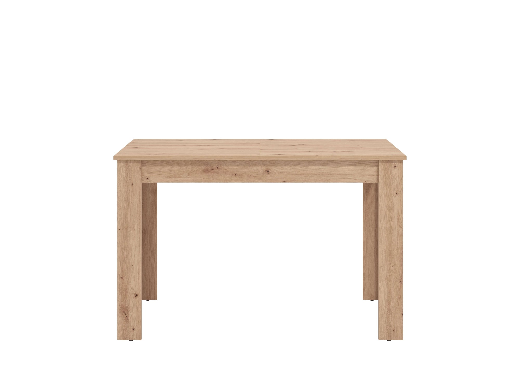 Home affaire Esstisch »Hamar Esszimmertisch 120x80, Weiss oder Eiche Holz Küchentisch«, Verlängerbar durch Einlegeplatte, max. Breite 160 cm