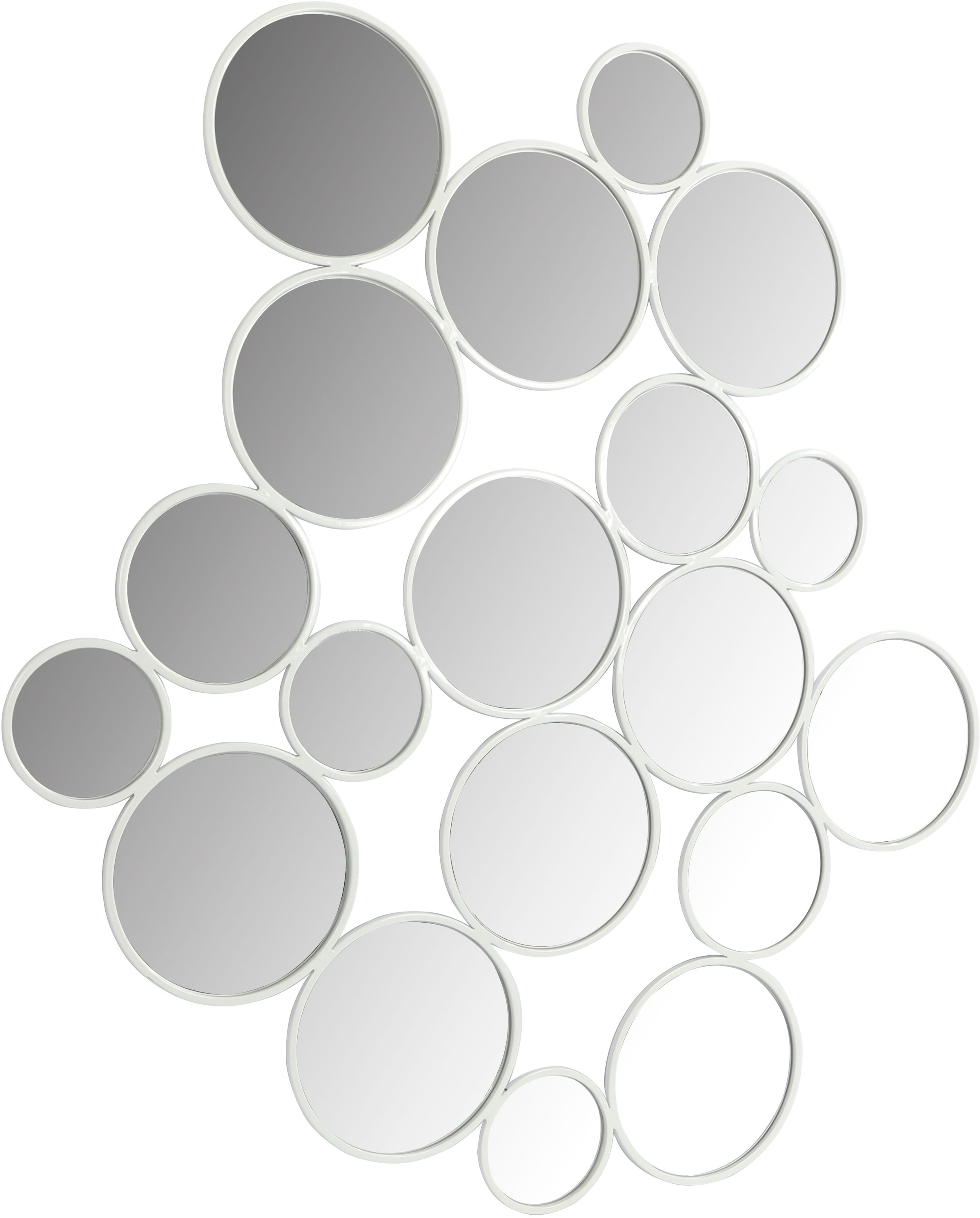 GOODproduct Miroir déco »Malisa« Wandspiegel aus 19 Elementen, modern, glamourös