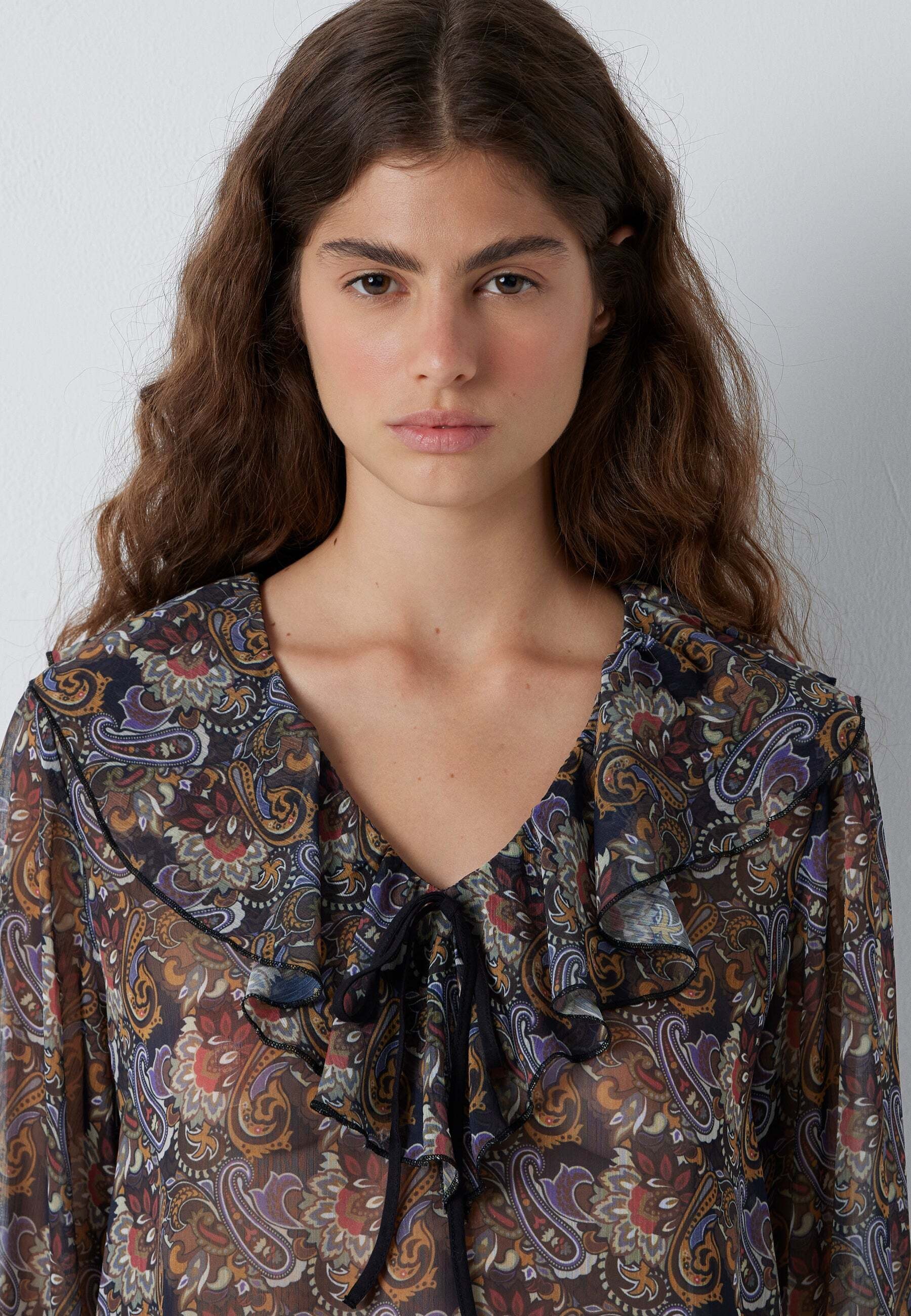 Mavi Blouse à manches longues »Mavi Langarmbluse Paisley«