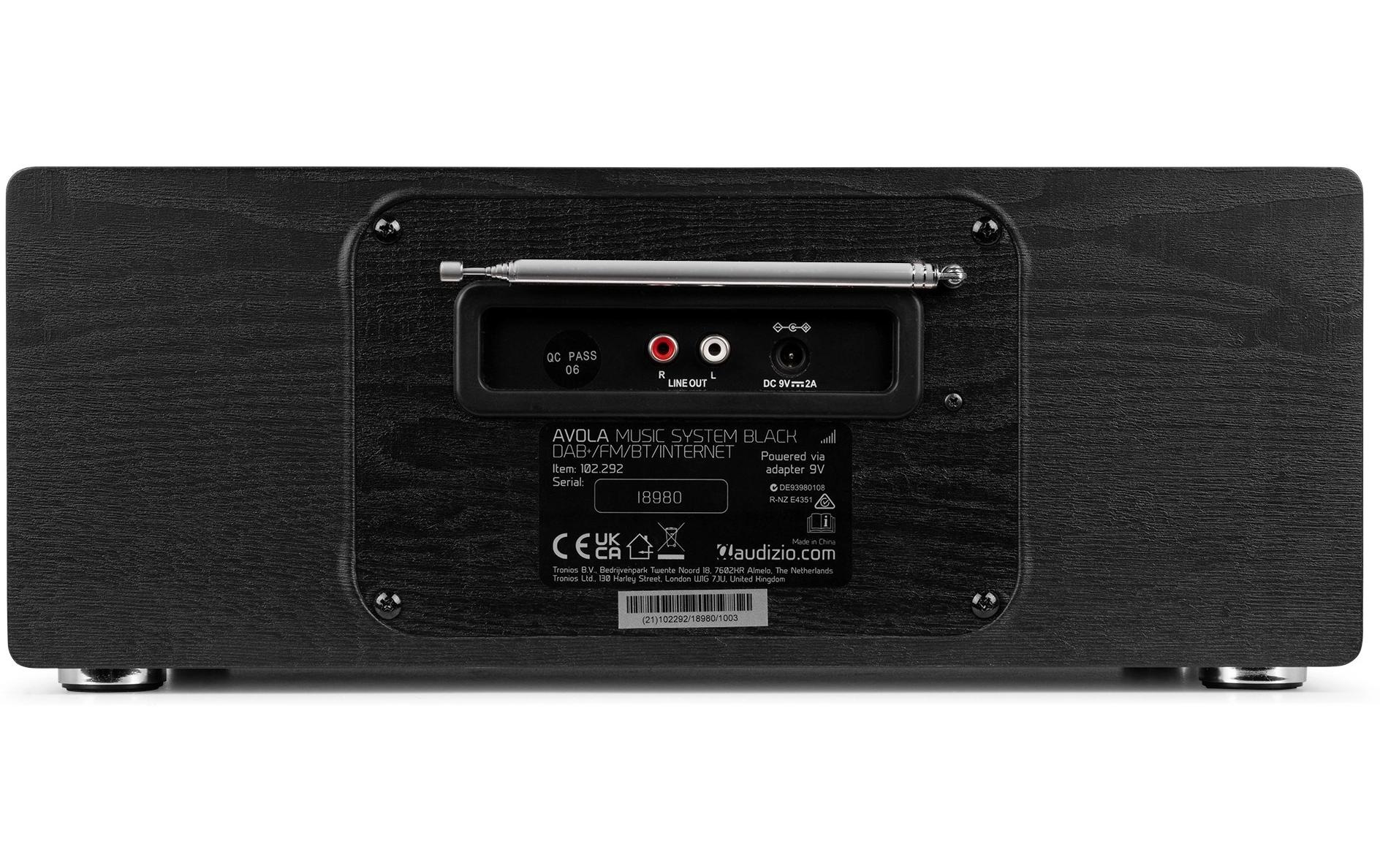 AUDIZIO Digitalradio (DAB+) »Avola«, (Digitalradio (DAB+)-FM-Tuner)
