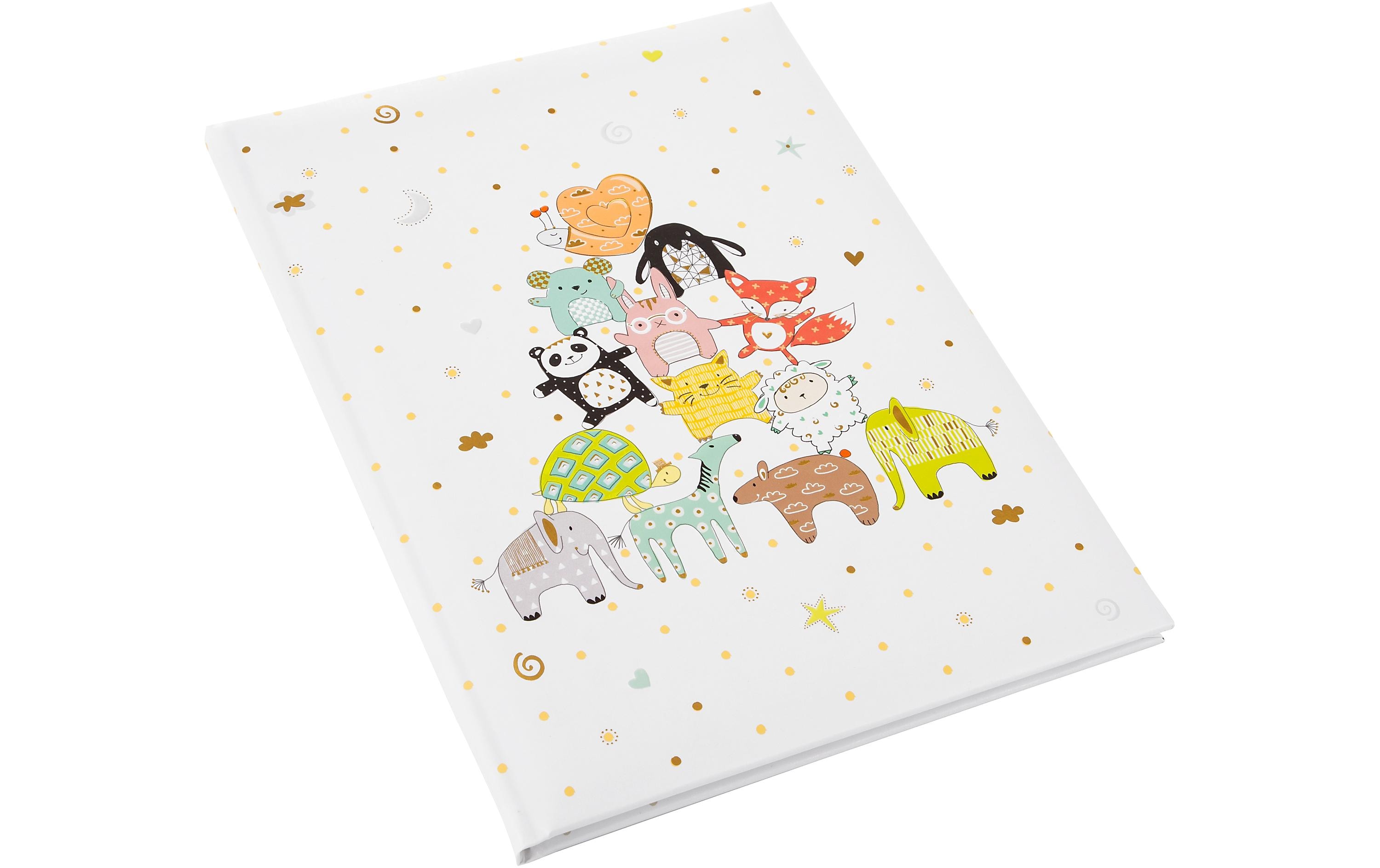 Goldfarbenbuch Tagebuch »Babytagebuch Animal Pyrami«