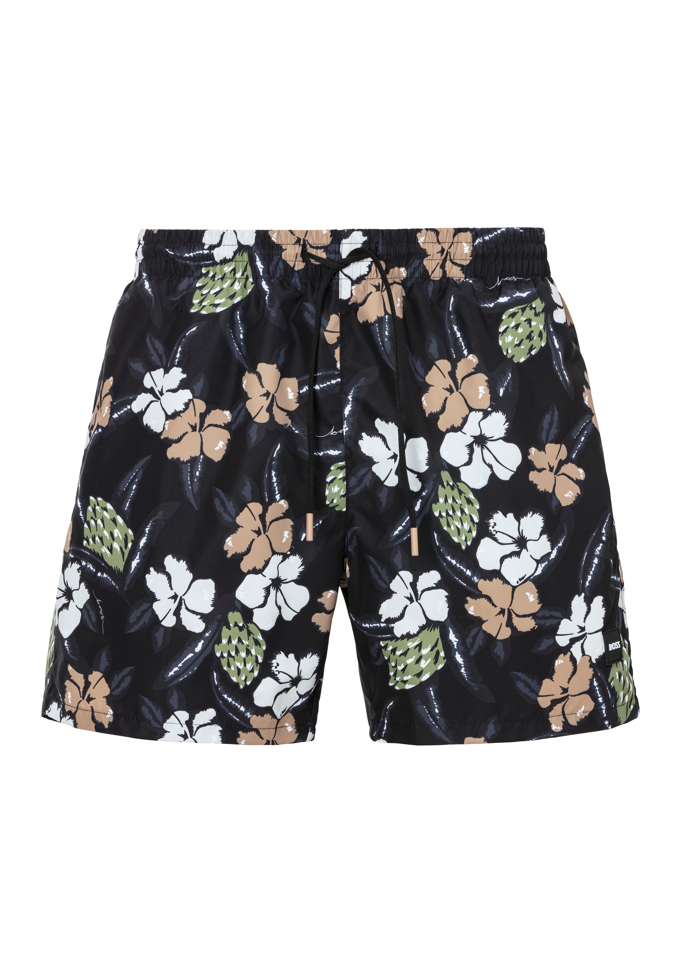BOSS Badeshorts »Piranha«, mit buntem Alloverdruck