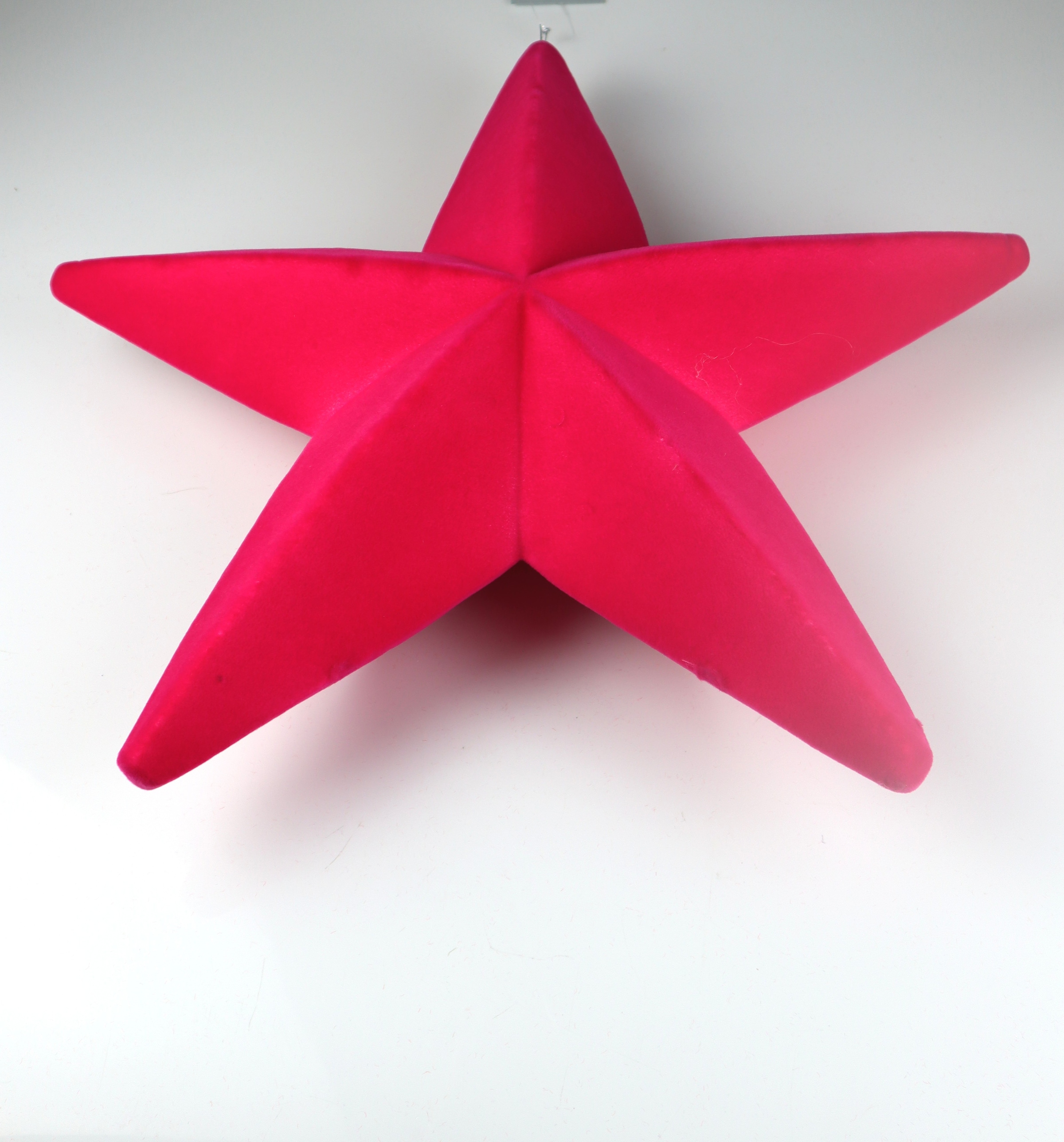 AM Design Dekostern »mit 3D-Flock, Kunststoff, 50 cm Höhe« für klassische Weihnachtsstimmung und elegante Festlichkeit