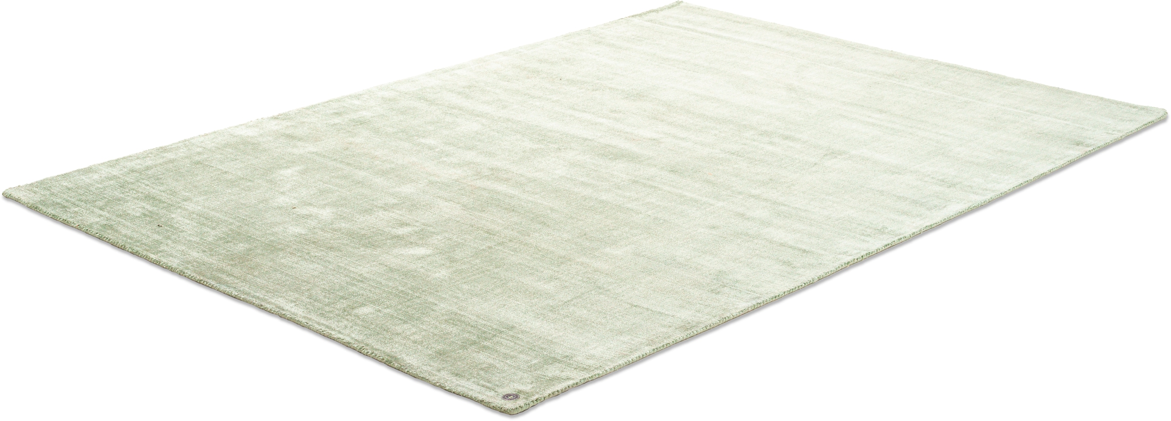 TOM TAILOR HOME Teppich »Shine uni«, rechteckig, 8 mm Höhe, Handweb Teppich, 100% Viskose, handgewebt, mit elegantem Schimmer
