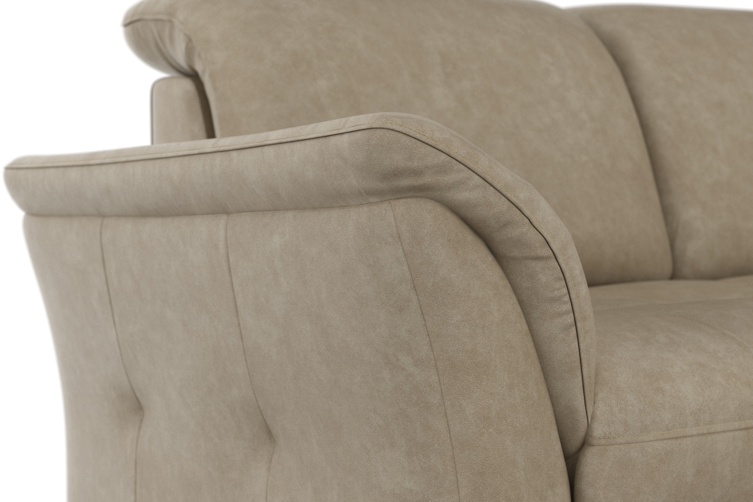 sit&more Ecksofa »Maggiore L-Form«, wahlweise mit Kopfteilverstellung, Bettfunktion und Bettkasten