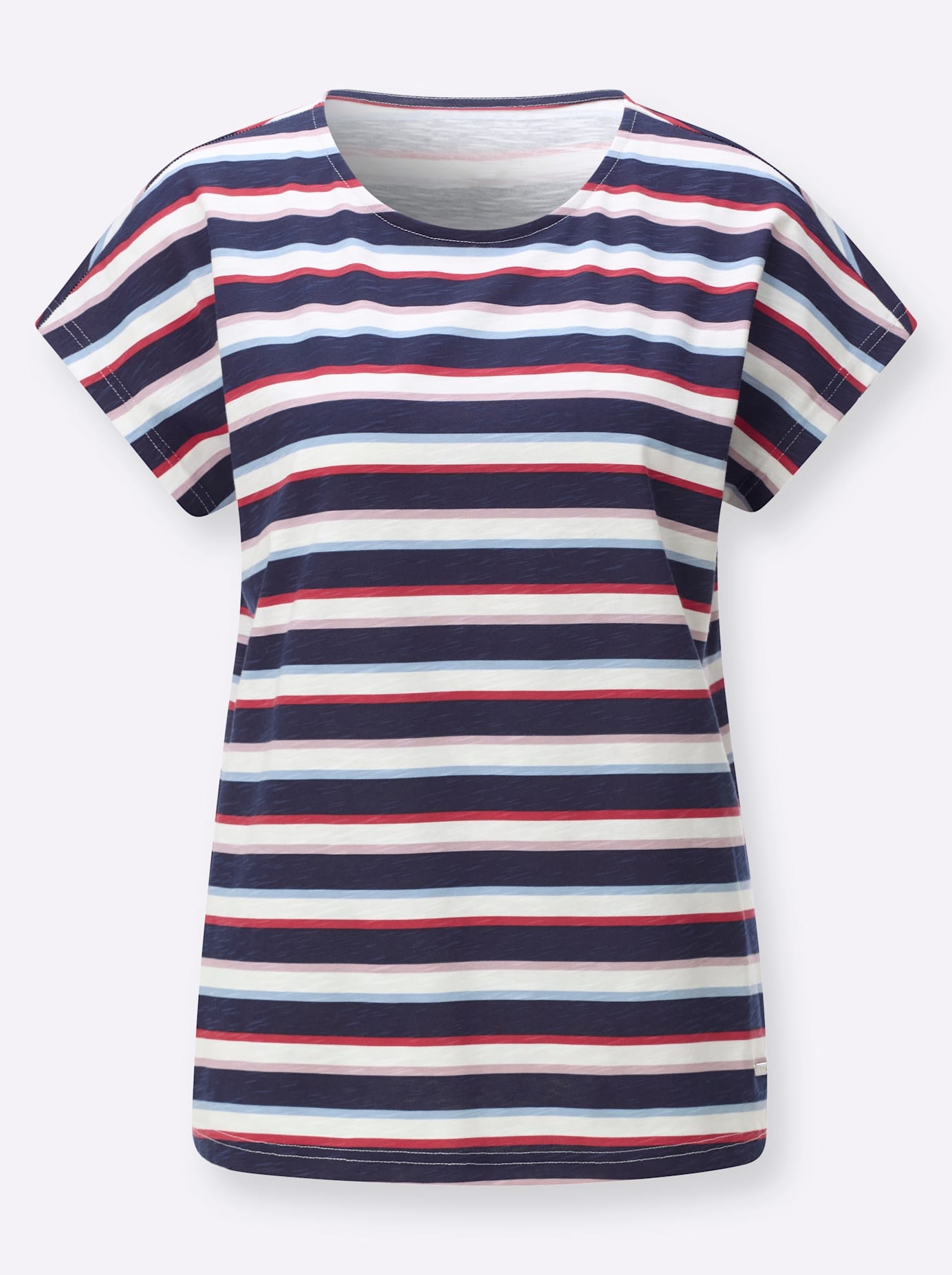 Casual Looks Shirt à col rond »Ringelshirt« 1 pièces