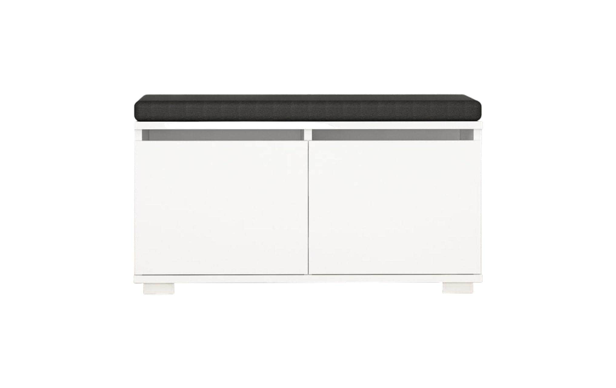 Schuhschrank »Woody Fashion Drago 80 x 42 x 35 cm, Weiss/Schwarz«