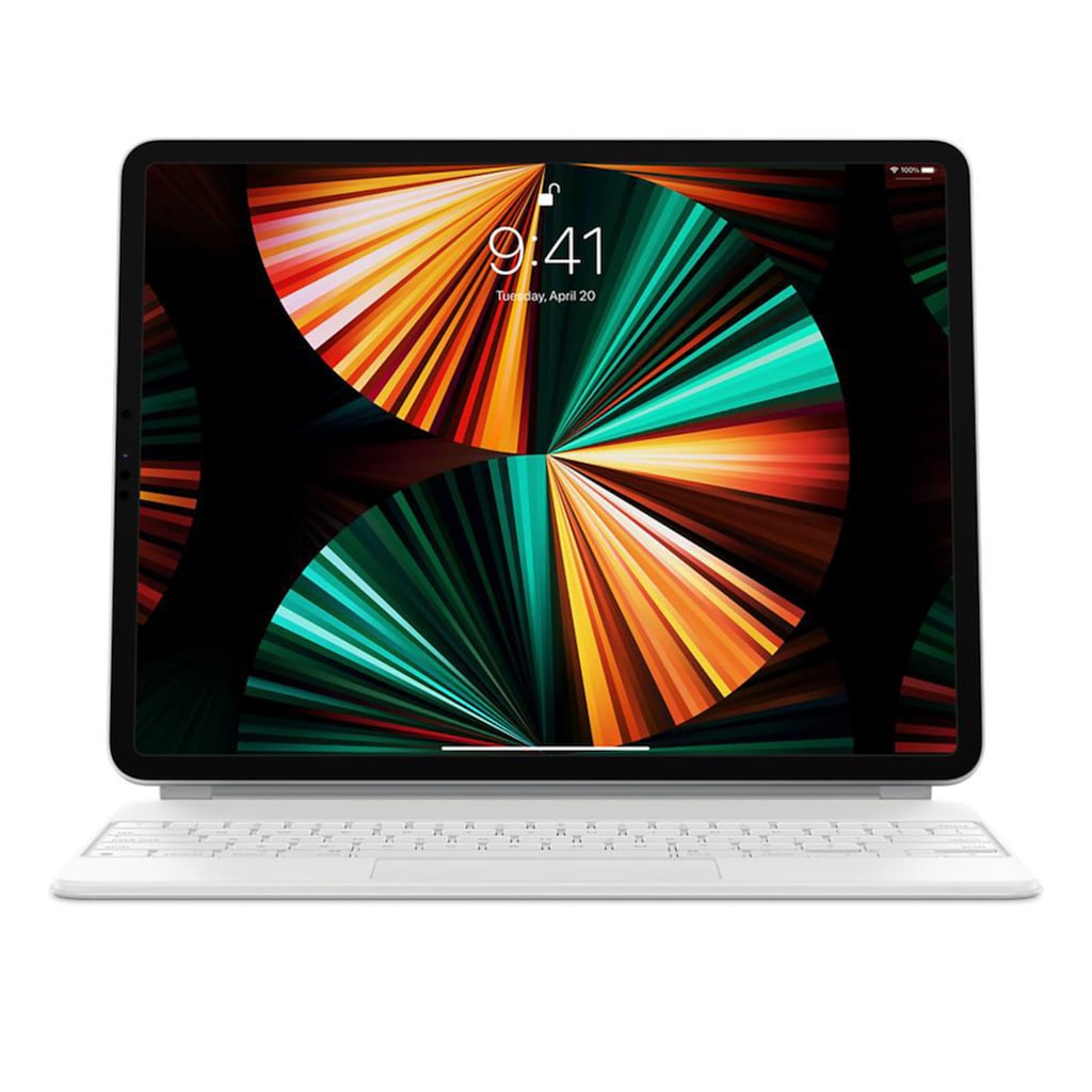 Apple Tablet-Hülle »Apple Magic Keyboard for 12.9-inch CH White«, iPad Pro 12,9" (2018)-iPad Pro 12,9" (4. Generation)-IPad Pro 12,9" (5. Generation)-iPad Pro 12.9", 32,8 cm (12,9 Zoll), MJQL3SM/A
