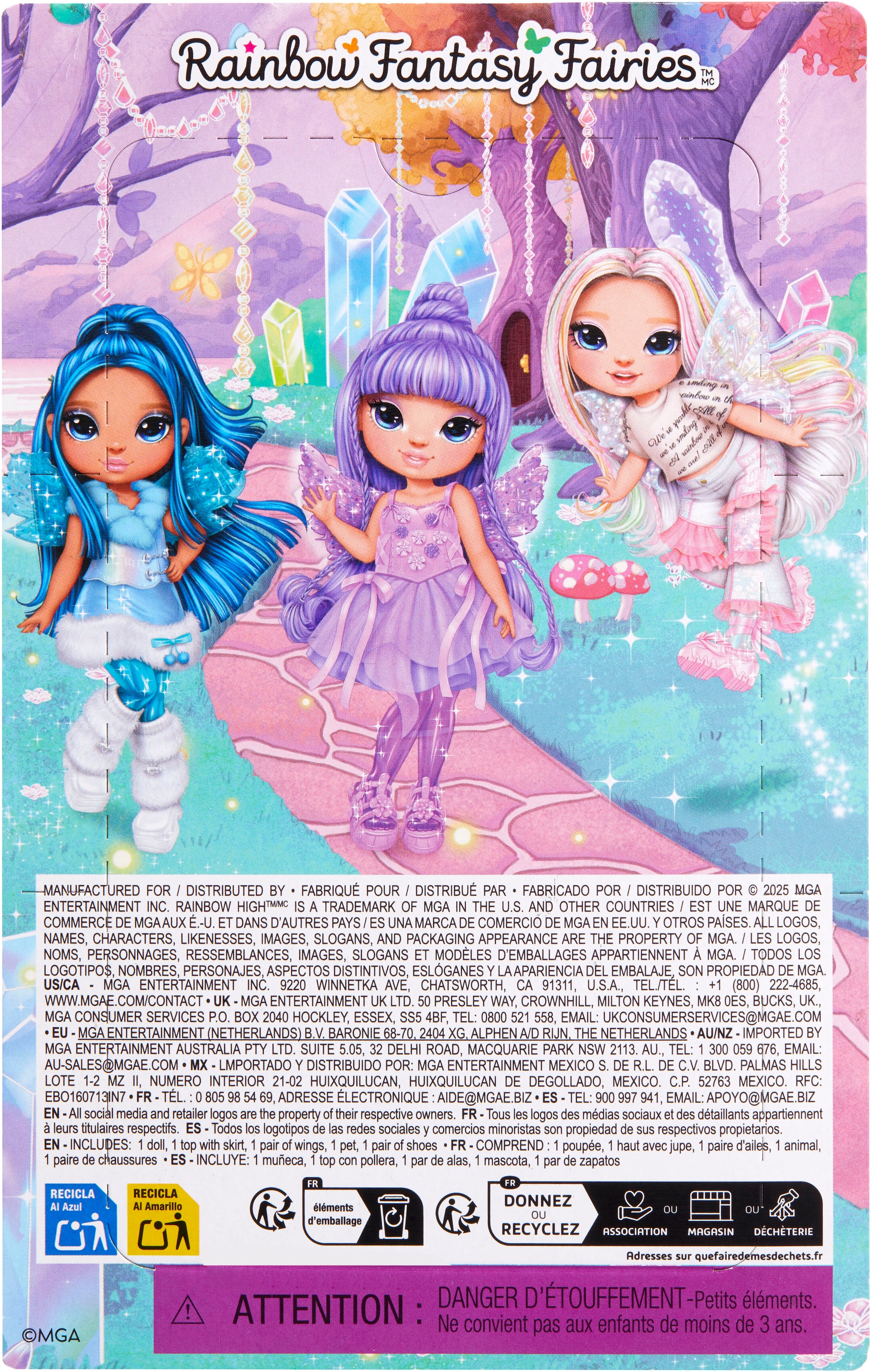 RAINBOW HIGH Minipuppe »Littles Rainbow Fantasy Fairies Doll- Amethyst (purple)«