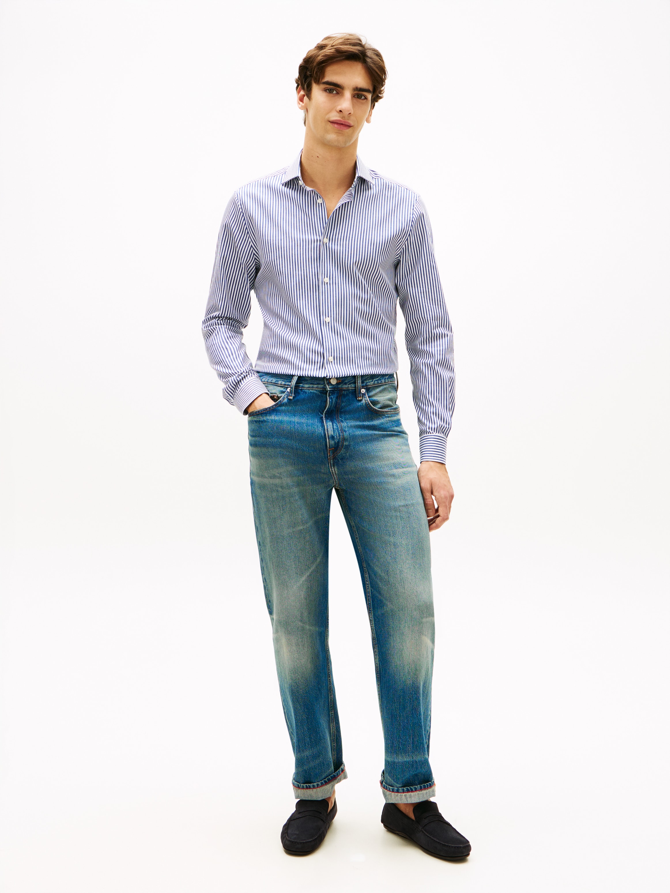 Tommy Hilfiger Slipper »CORE HILFIEGR SUEDE DRIVER«  flats, chaussure à enfiler style mocassin