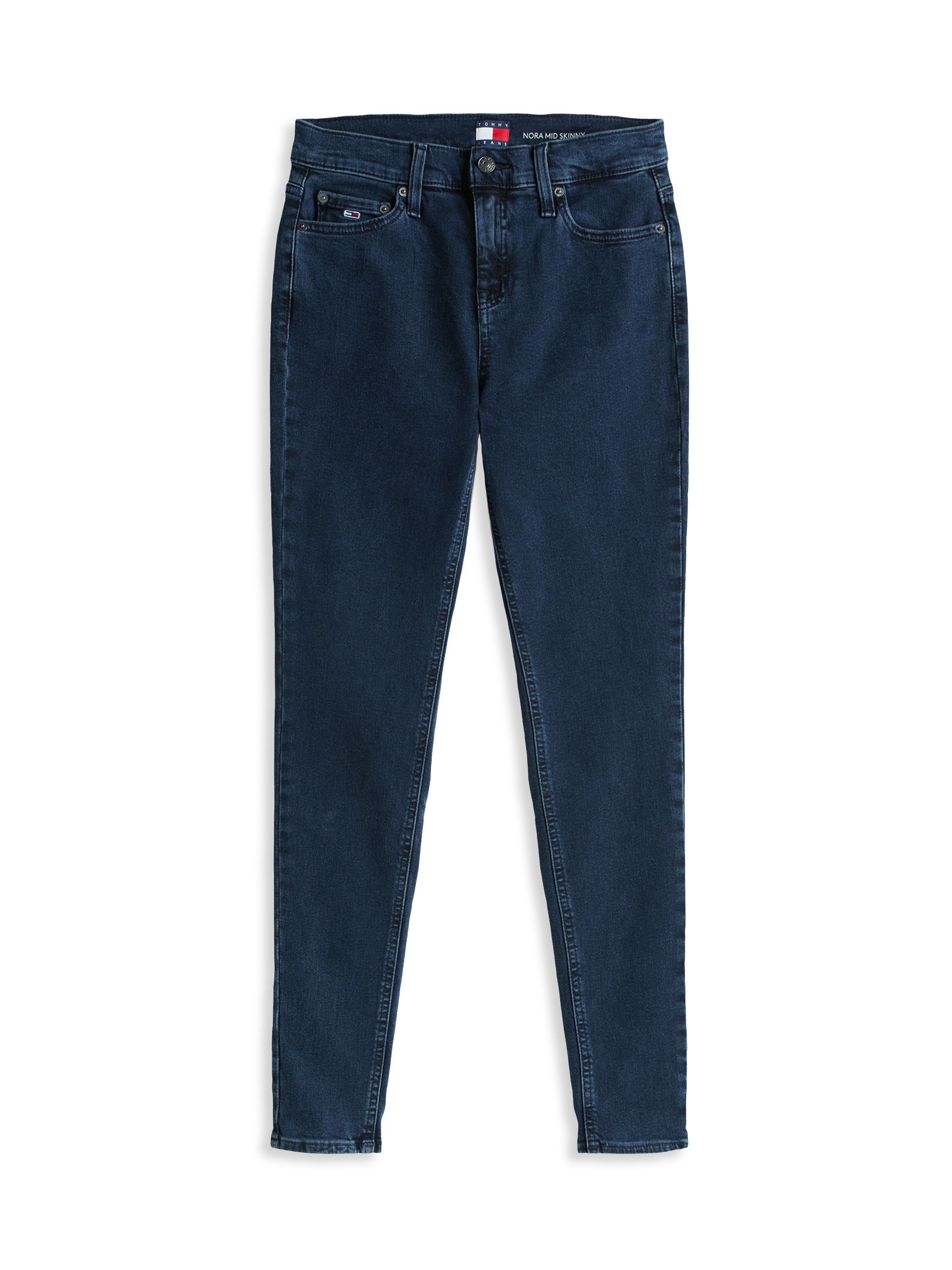 Tommy Jeans Skinny-fit-Jeans »Nora Mid Rise Skinny Fit«, mit Waschung, mit Logo-Badge