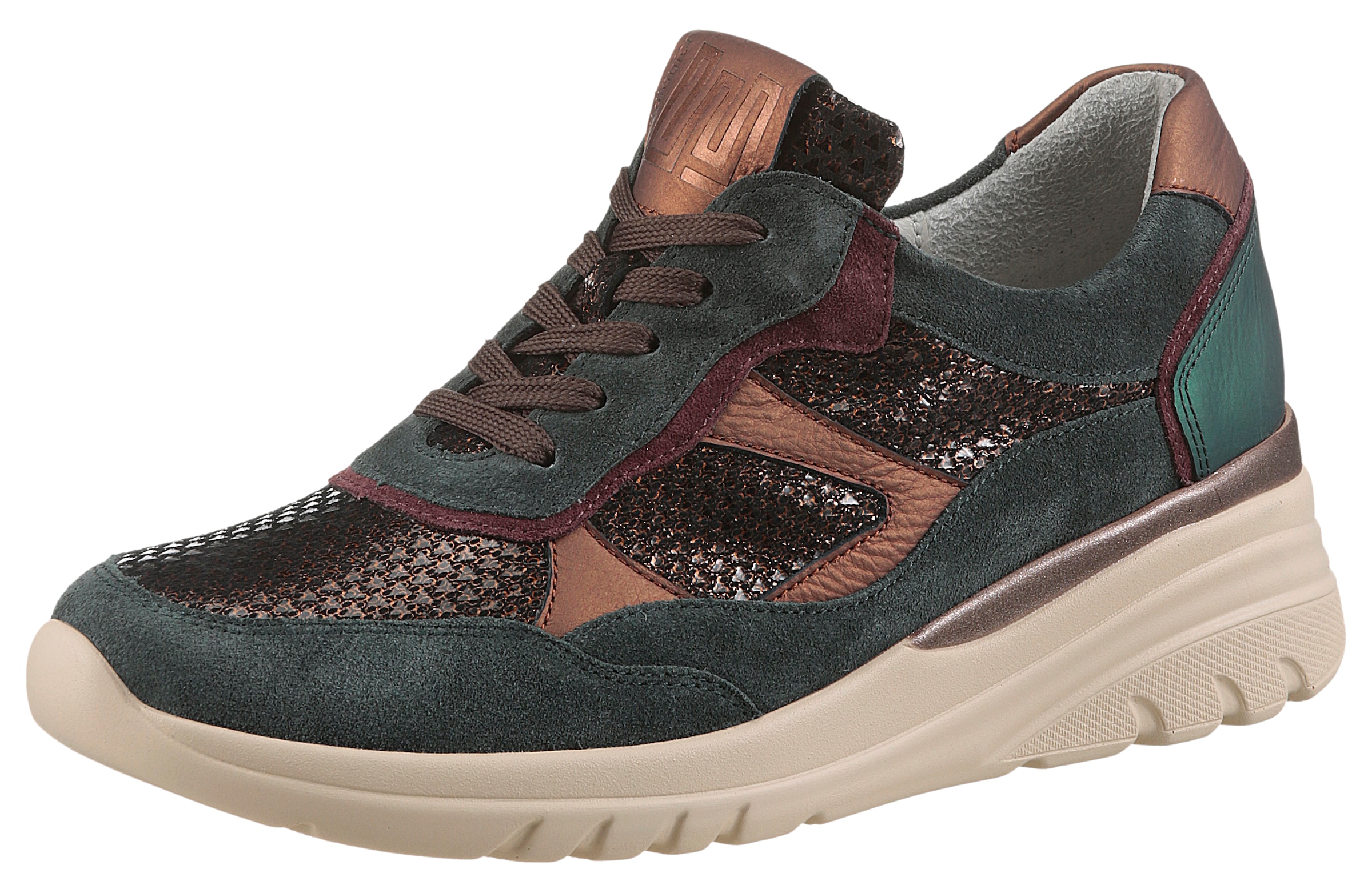 Image of Waldläufer Keilsneaker "H-CARLA" Bequemschuh, Schnürschuh, Halbschuh in Komfortweite H (= sehr weit)