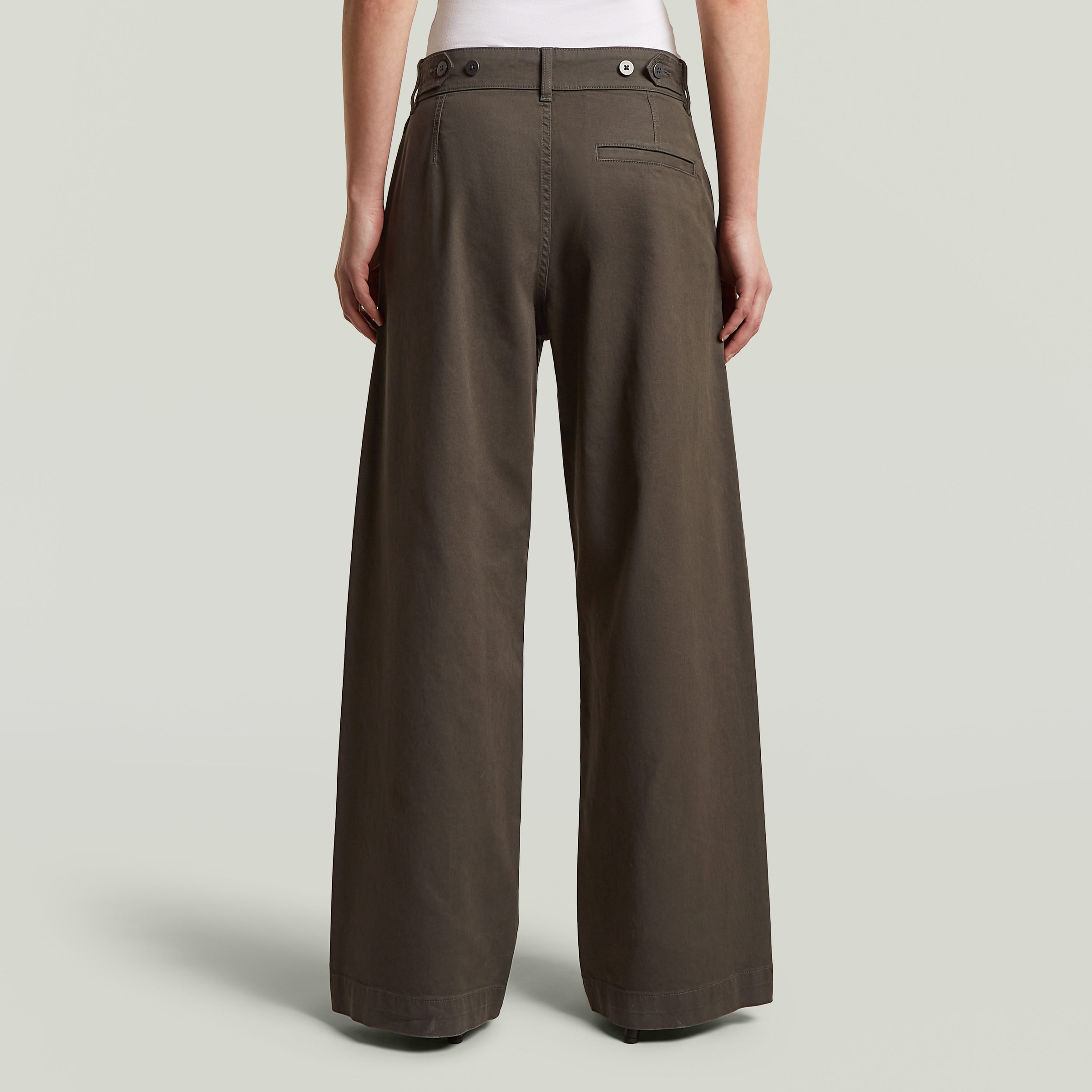 G-STAR Chinos »Helsinki Chino wmn«  mit weitem Bein, Regular Fit
